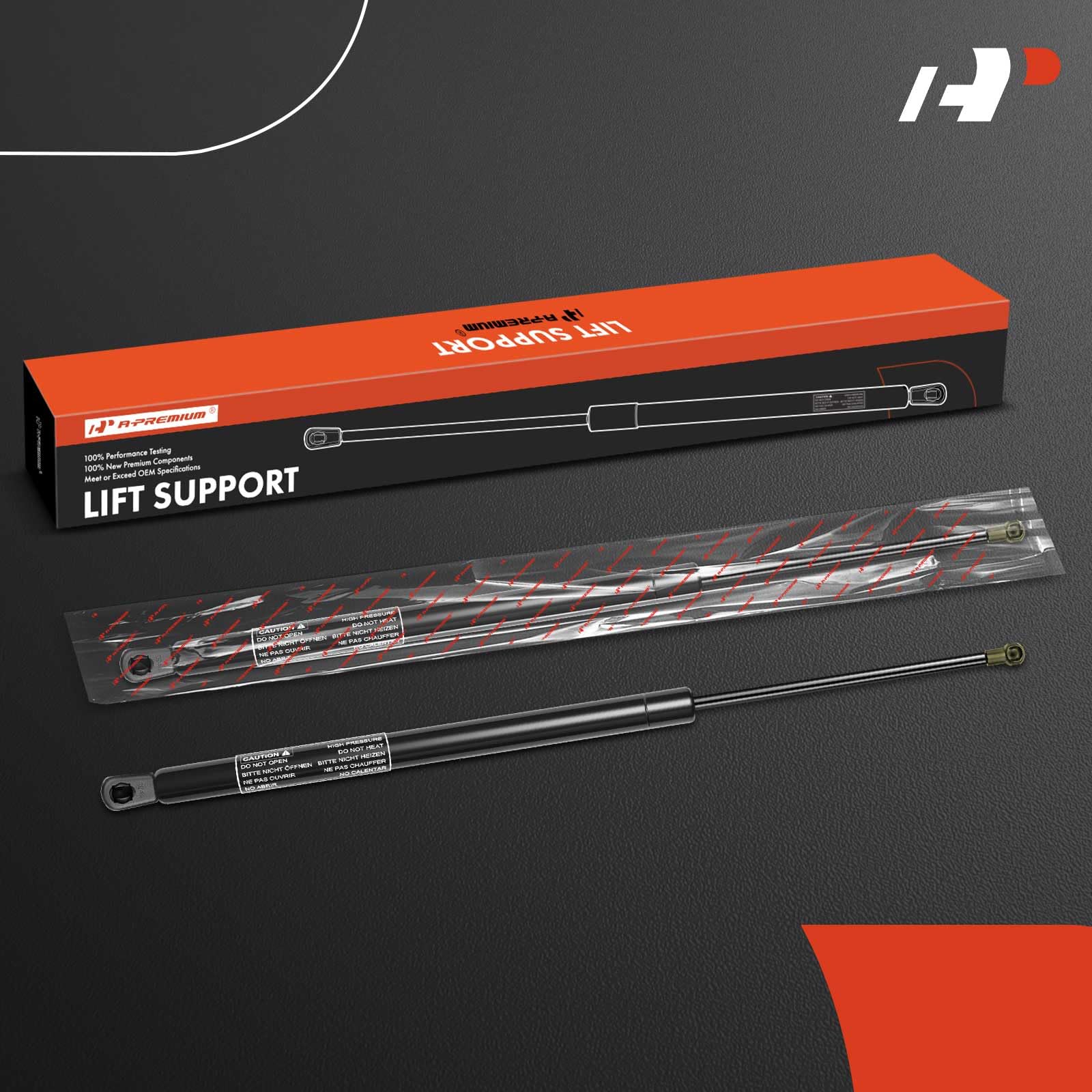 A-Premium Rear Tailgate Hatch Lift Supports Shock Struts Compatible With Jeep Cherokee Xj 1995-1996 2-Pc Set