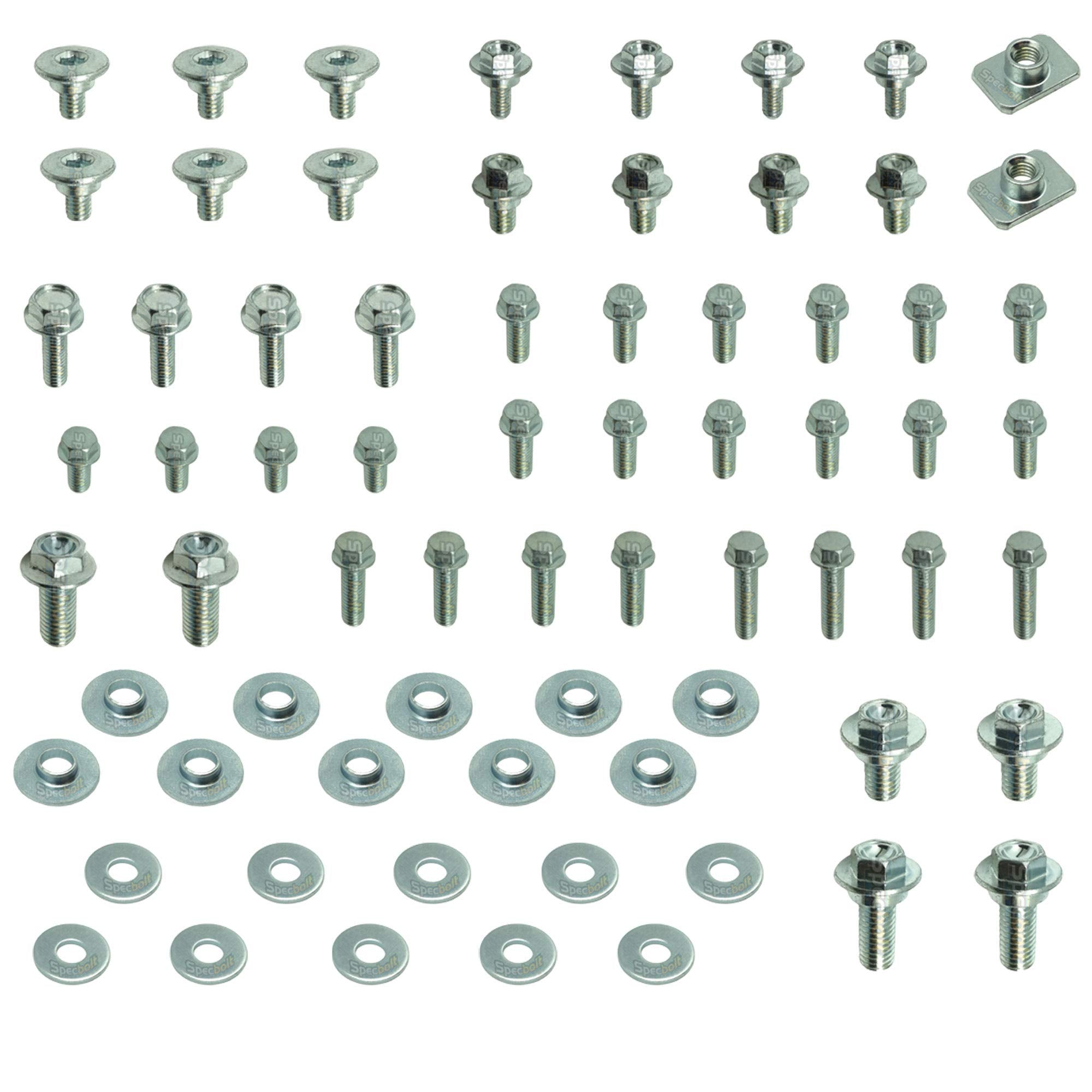 70pc Specbolt fits CR CRF Body Bolt KIT for Plastics SEAT FENDERS SHROUDS. FITS CR85 CR125 CR250 CR500 & CRF150 CRF250 CRF450 R 
