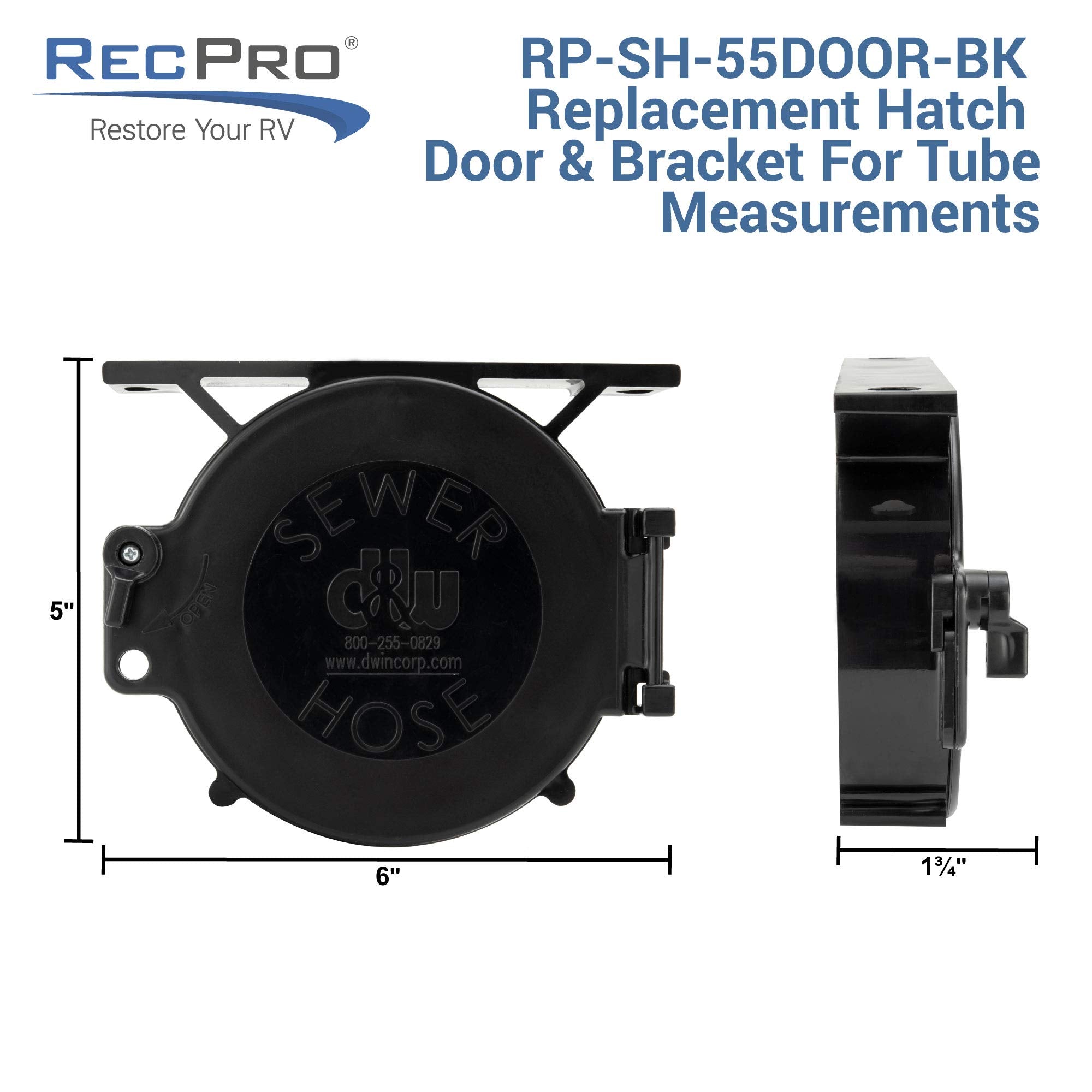 Recpro Rv Replacement End Caps For 4 5/8 Sewer Hose Holder | Rv Sewer Hose End Caps