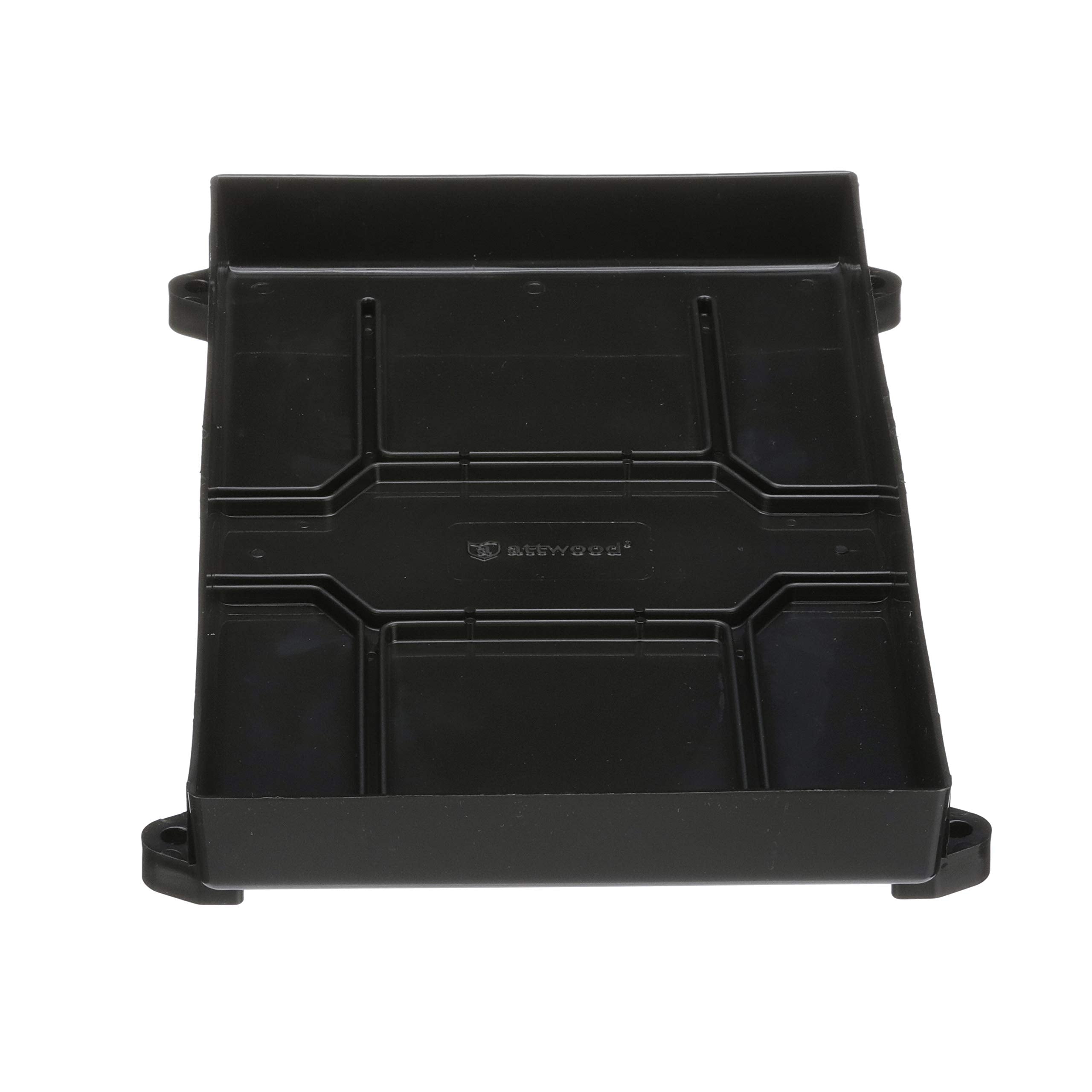 Attwood 9093-5 Battery Tray With Strap, 27/27M Series Battery, 12 3/8-Inches L X 7 1/8-Inches W, For Up To 10 1/2 Inches Tall