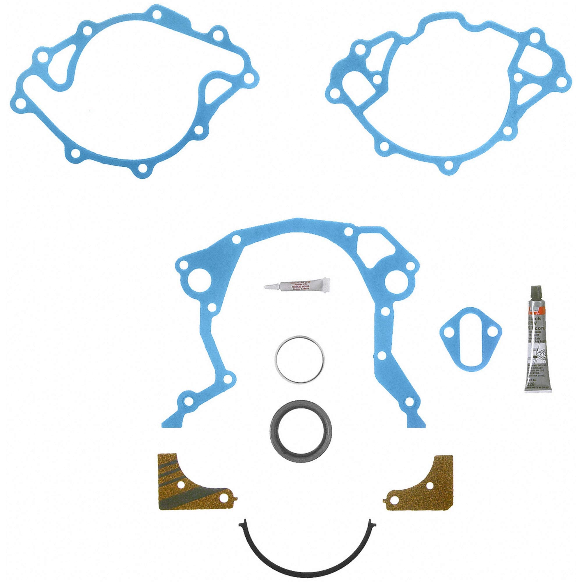 FEL-PRO TCS 45168 Engine Timing Cover Gasket Set for Ford Mustang