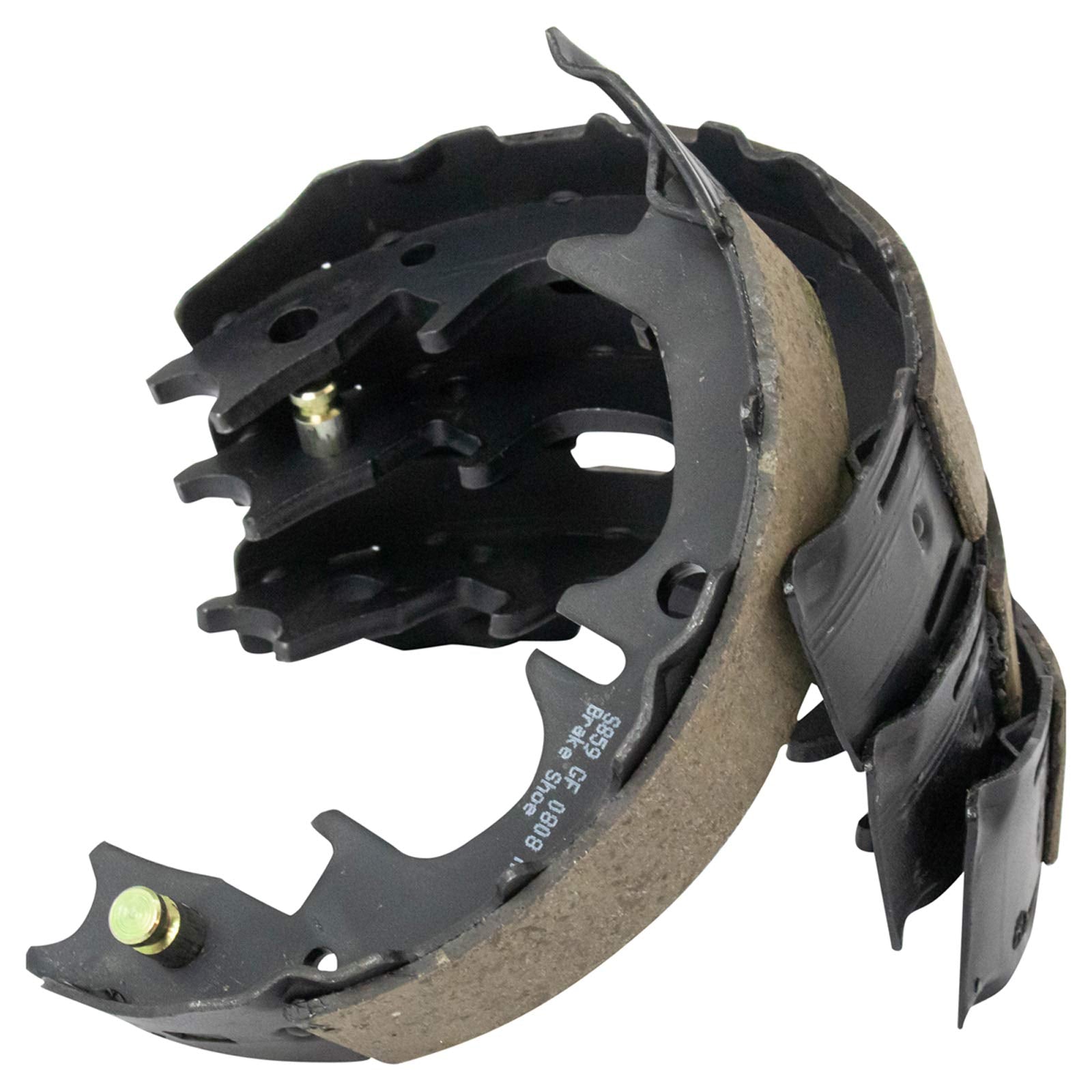 Trq Rear Brake Pad & Rotor Kit Brake Pads Brake Rotor Parking Brake Shoe Set Ceramic Compatible With 2001-2003 Toyota Highlander