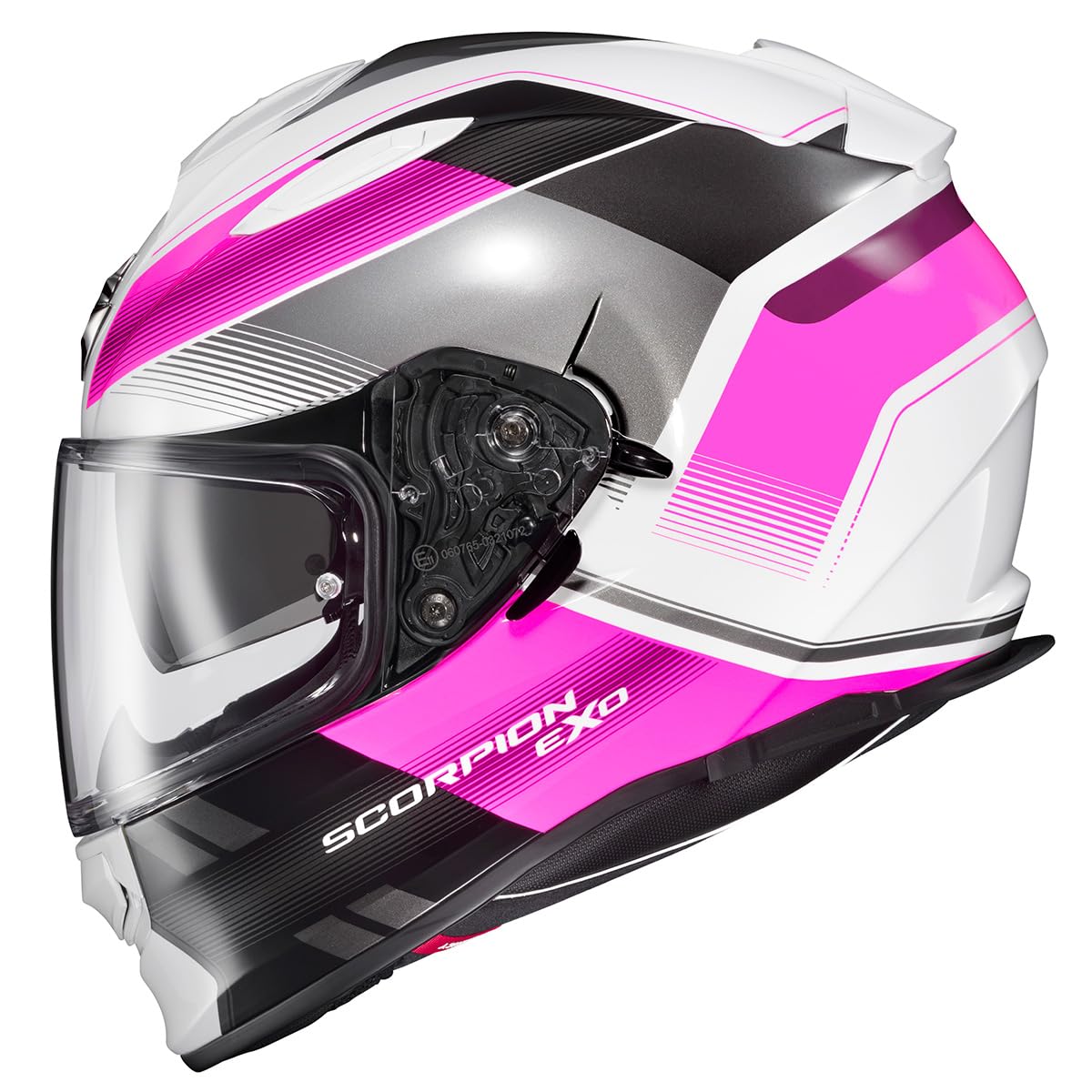 ScorpionEXO Ryzer Full Face Motorcycle Helmet with Pinlock Ready Shield with Integrated Speaker Pockets DOT ECE Approved Edge (P