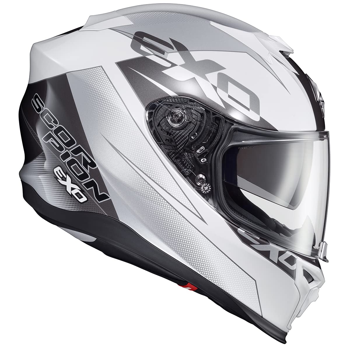 ScorpionEXO T520 Full Face Motorcycle Helmet, Bluetooth Ready, Polycarbonate, 2X-Large, White, DOT & ECE Certified