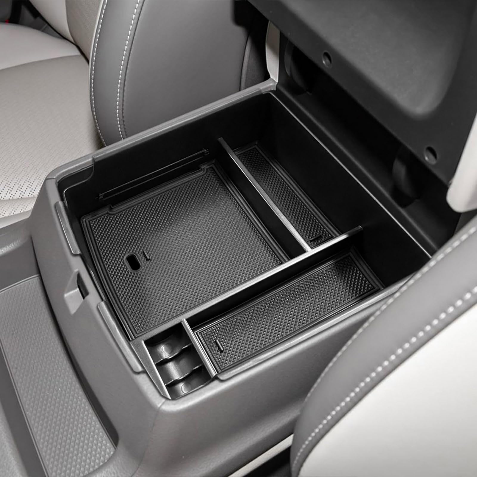 HGWEI Center Console Organizer Compatible with Kia Carnival KA4 MPV 2022 2023 2024 Accessories Armrest Storage Box, Secondary In