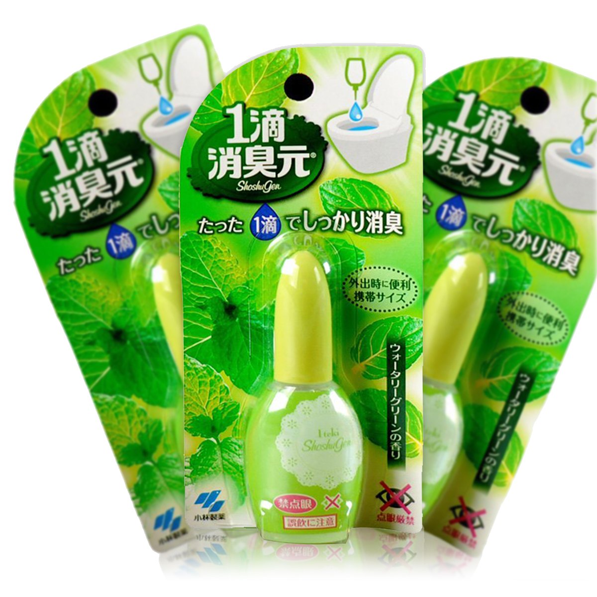 Shoshugen Room & Toilet Freshener - Nioi-moto Green Scent, 0.6 Fl Oz (Pack of 1), Model 619