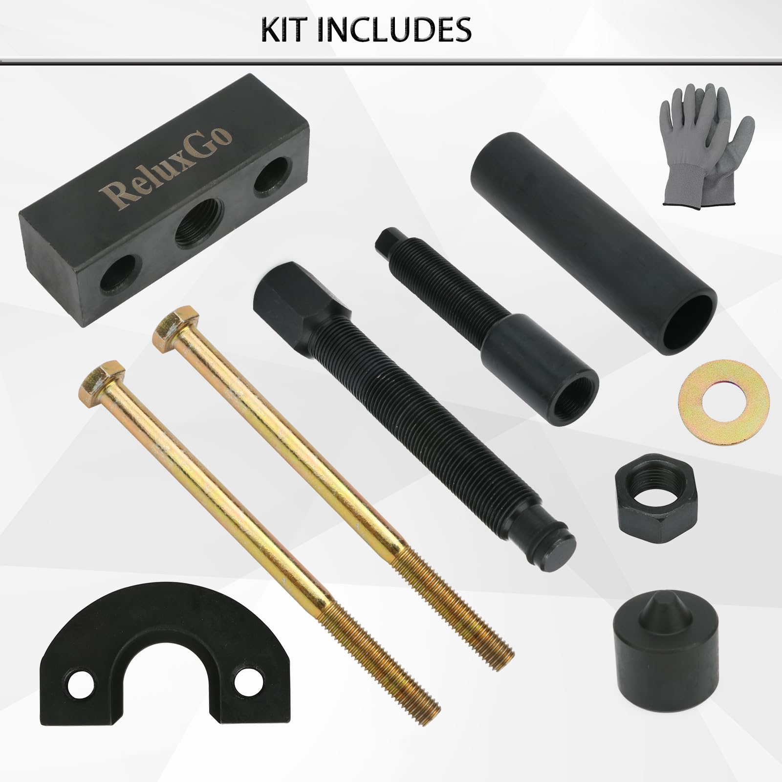 ReluxGo Transmission Mainshaft Inner Bearing Race Tool Installer Puller for Harley Davidson Big Twin 5 and 6 Speed 1984-present