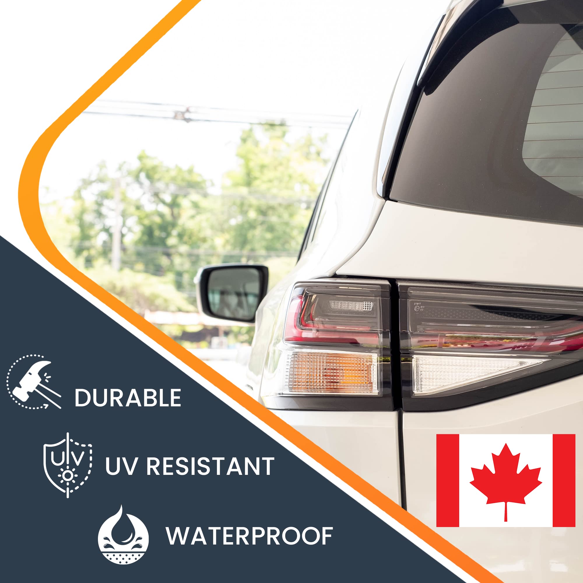 Magnet Me Up Canadian Flag Car Magnet Decal, 4x6 Inches, Heavy Duty Vinyl, Red/White, Model 46F-72