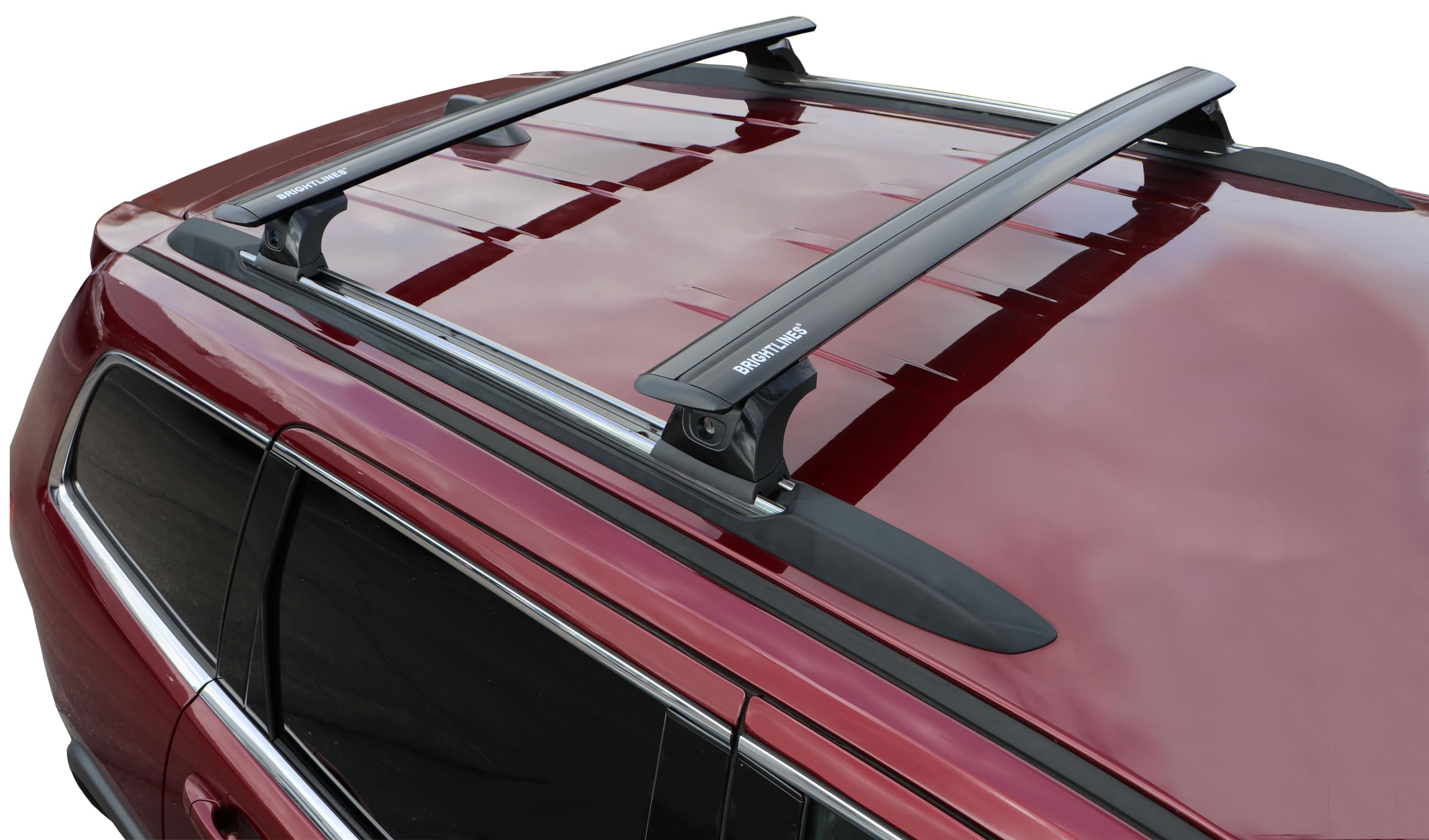 Brightlines Heavy Duty Anti-Theft Premium Aluminum Roof Bars Roof Rack Crossbars Compatible With 2011-2021 Jeep Grand Cherokee E