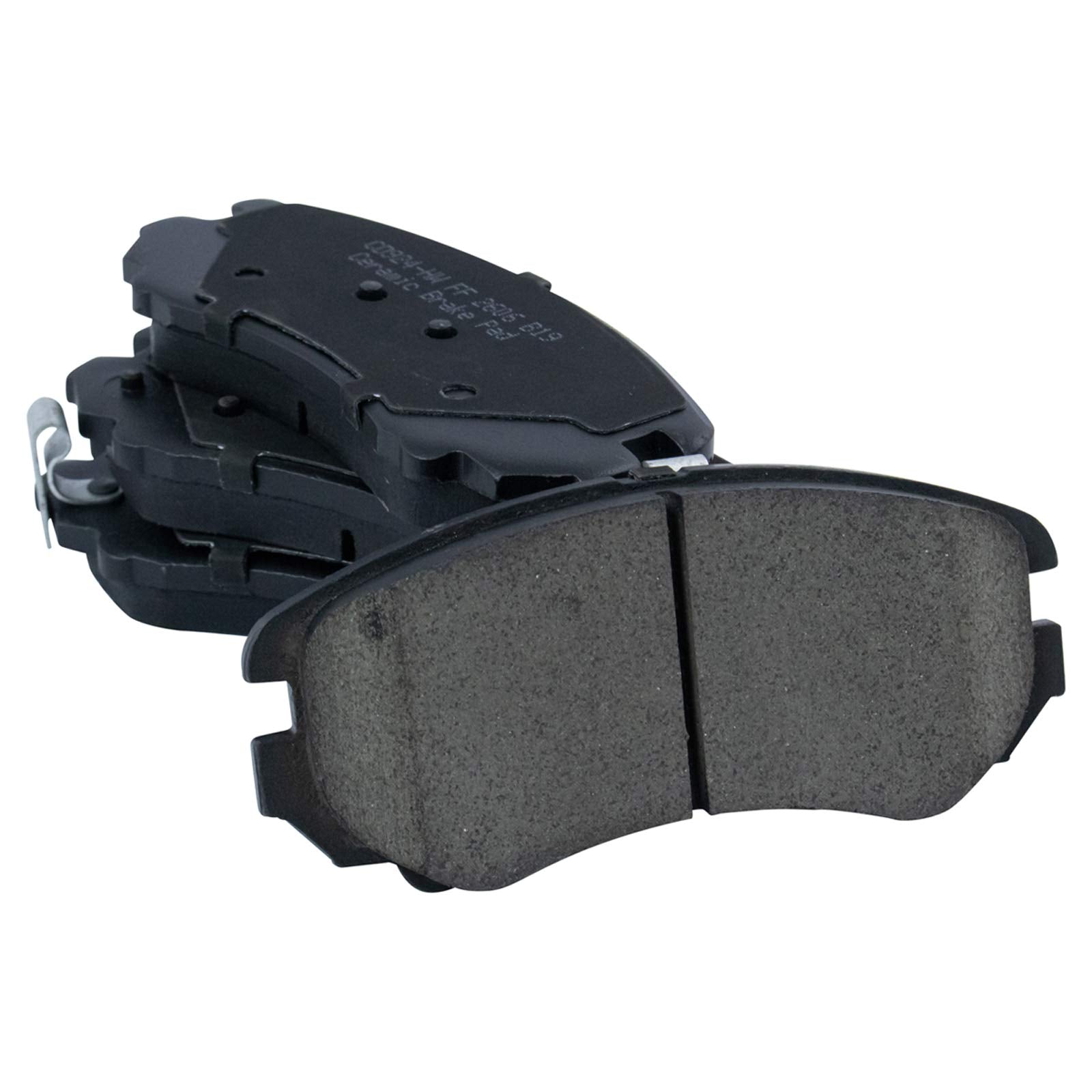 Trq Front And Rear Brake Pad & Rotor Kit Brake Pads Brake Rotor Ceramic Compatible With 2003 Hyundai Sonata 2002 Kia Optima
