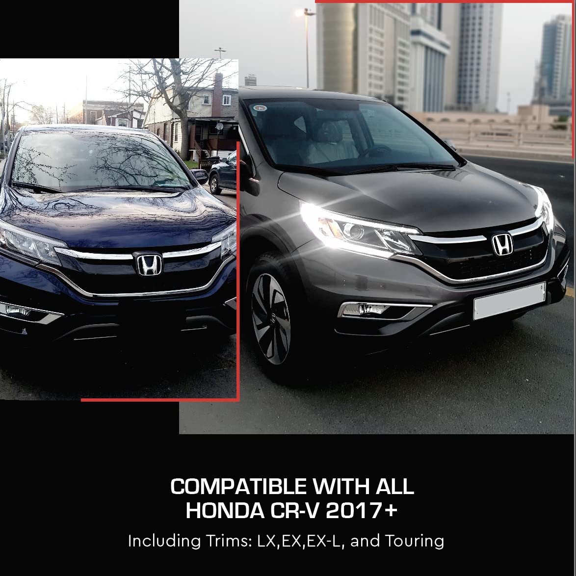Cupholderhero Fits Honda Crv 2017-2022 Accessories - Premium Custom Non-Slip Anti-Dust Cup Holder Inserts, Center Console Liners