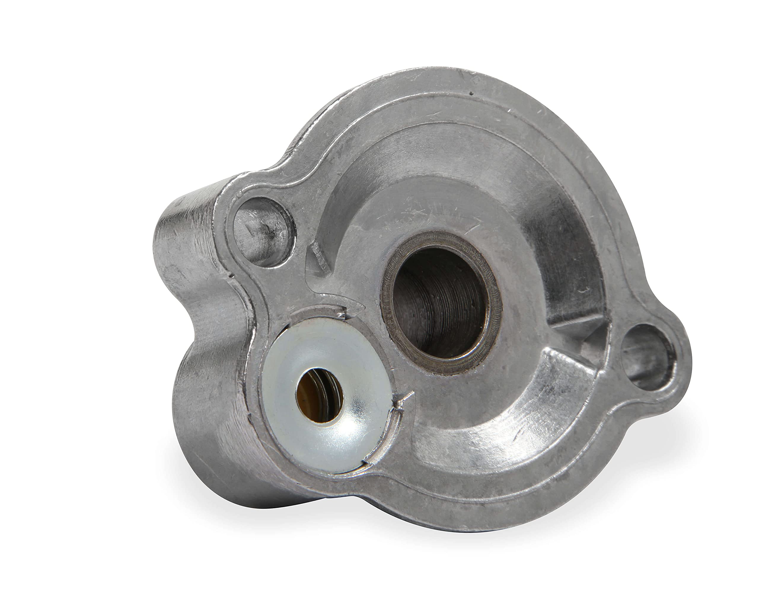Mr. Gasket Oil Filter Adapter Kit Chev V8 68-86, Silver