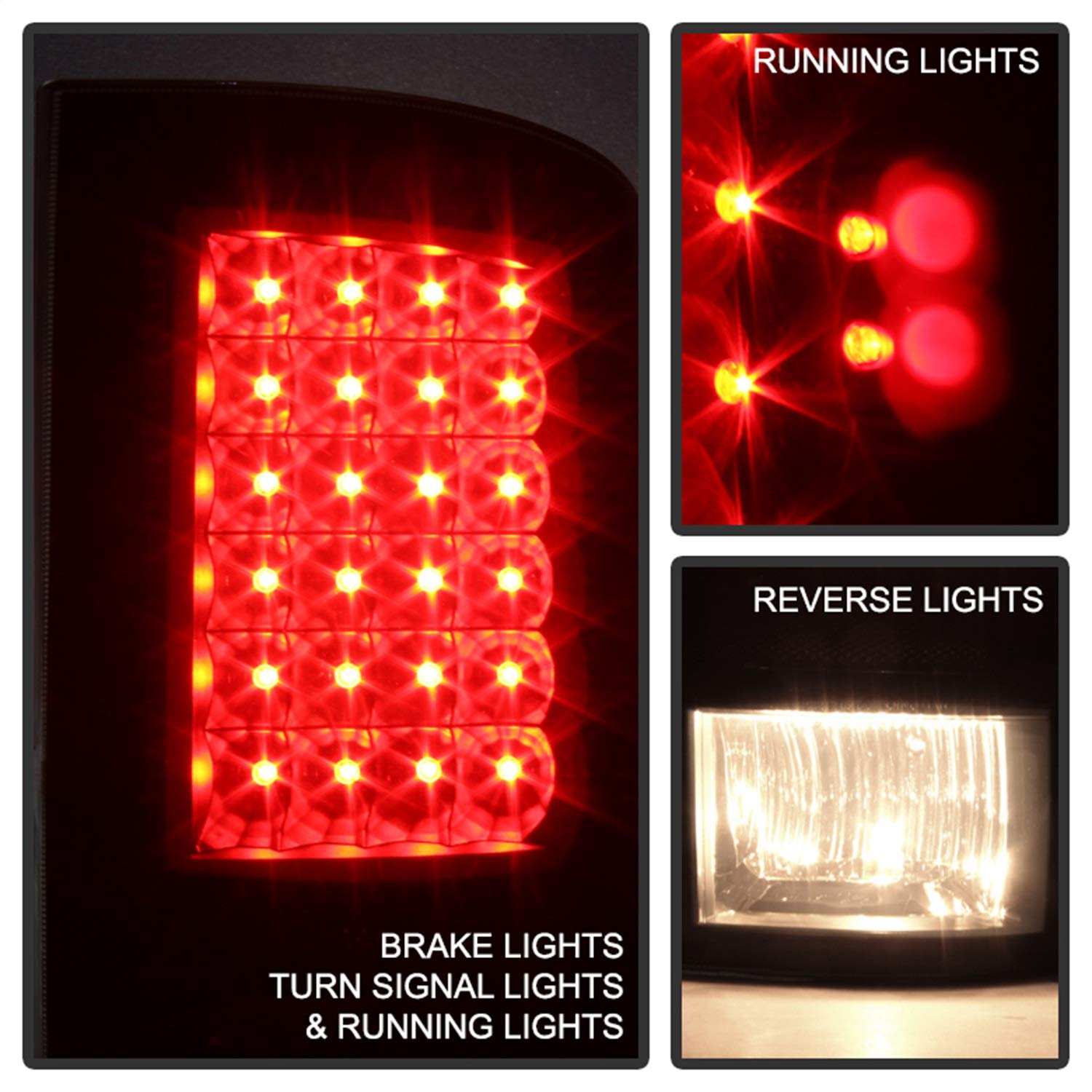Xtune Alt-Jh-Dr09-Led-Bksm Dodge Ram Led Tail Light