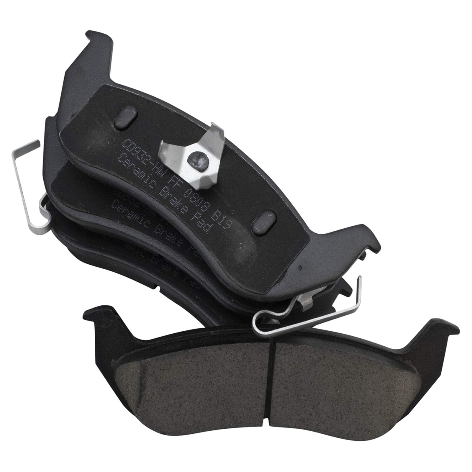 TRQ Rear Brake Pads Ceramic Compatible with 2003-2011 Ford Crown Victoria 2010-2011 Ranger Lincoln Town Car Mercury Grand Marqui