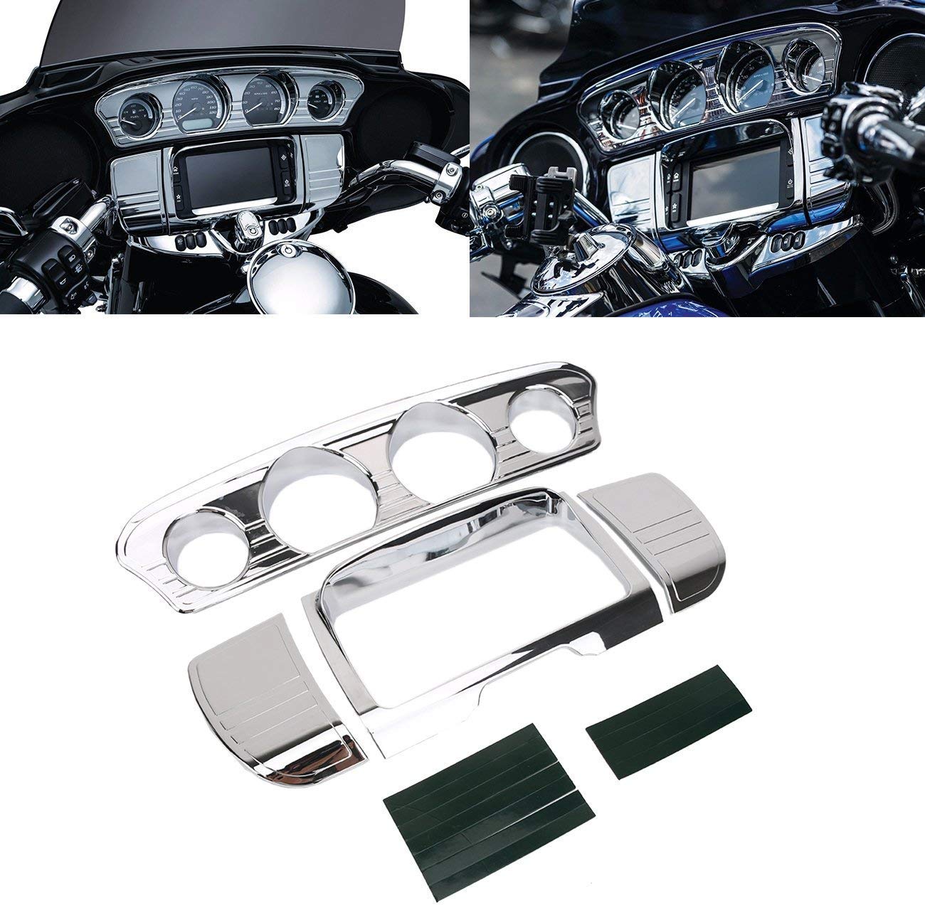 Buyinhouse Seat Bolt Street Glide Windshield for Harley Davidson Touring Electra Glide Street Glide Ultra Limited & Tri-Glide Ul