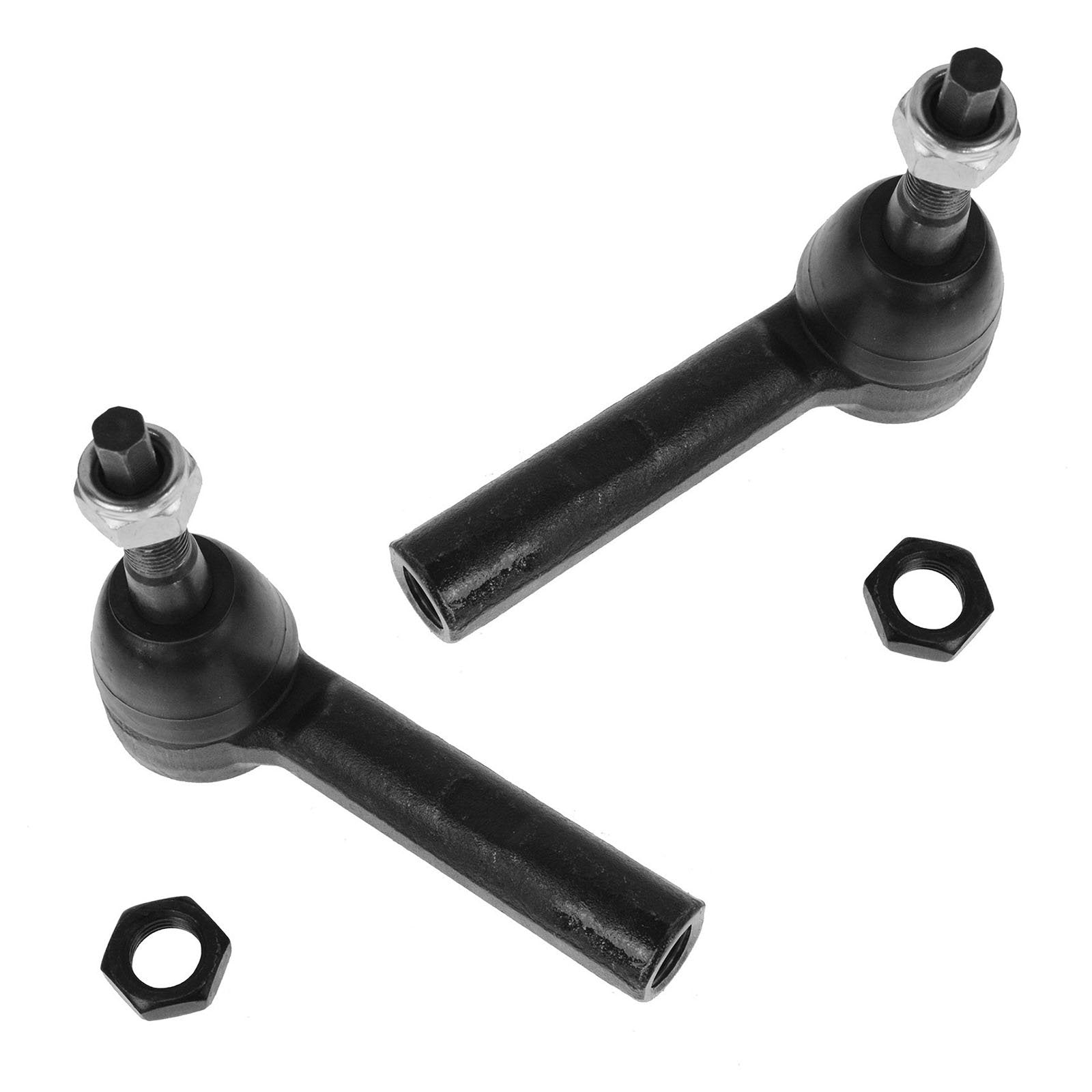 Trq Front Driver & Passenger Side Inner & Outer Steering Kit Steering Rack & Pinion Bellow Tie Rod Compatible With 2000-2004 Dod
