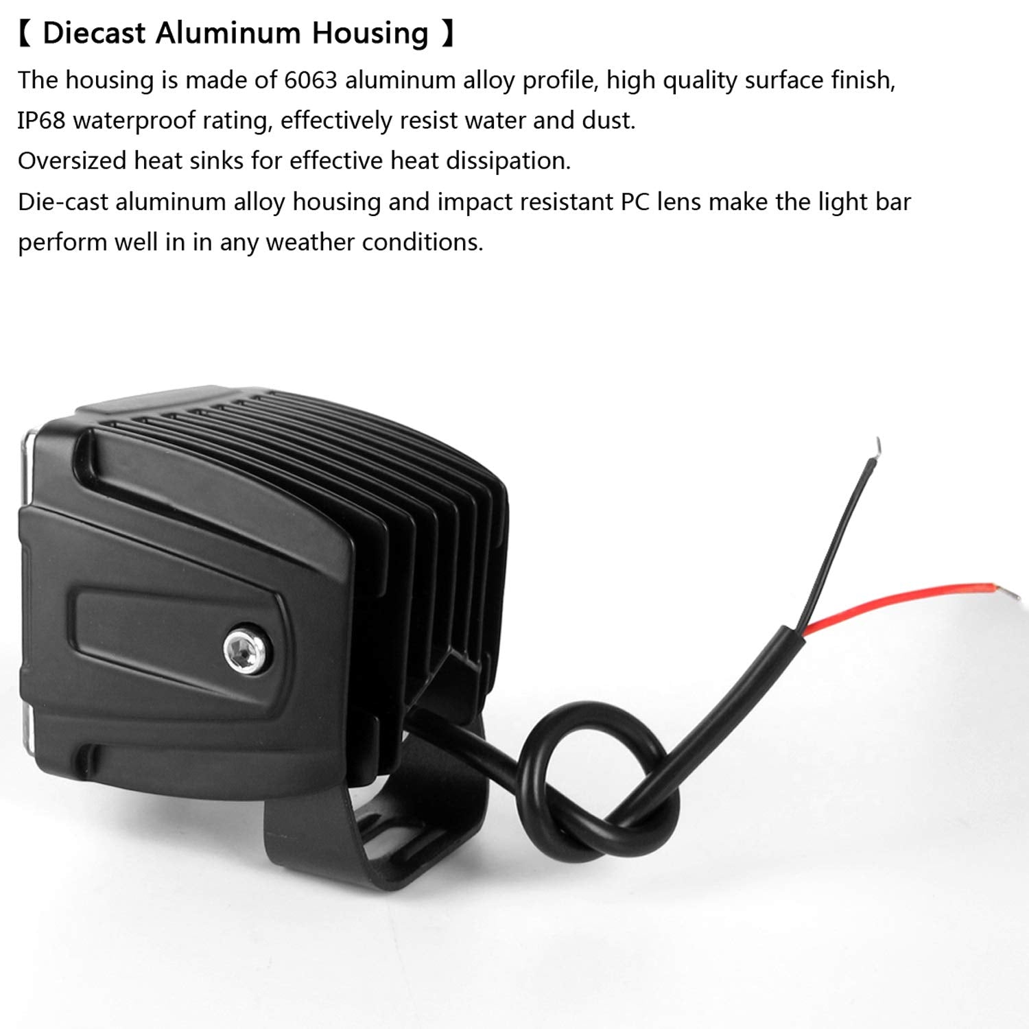 Sufemotec 3 Inch Led Work Light 12V 24V For Car 4X4 Off Road Motorcycle Uaz Atv Suv Trucks Flood Led Beam Barra Fog Lamp Driving