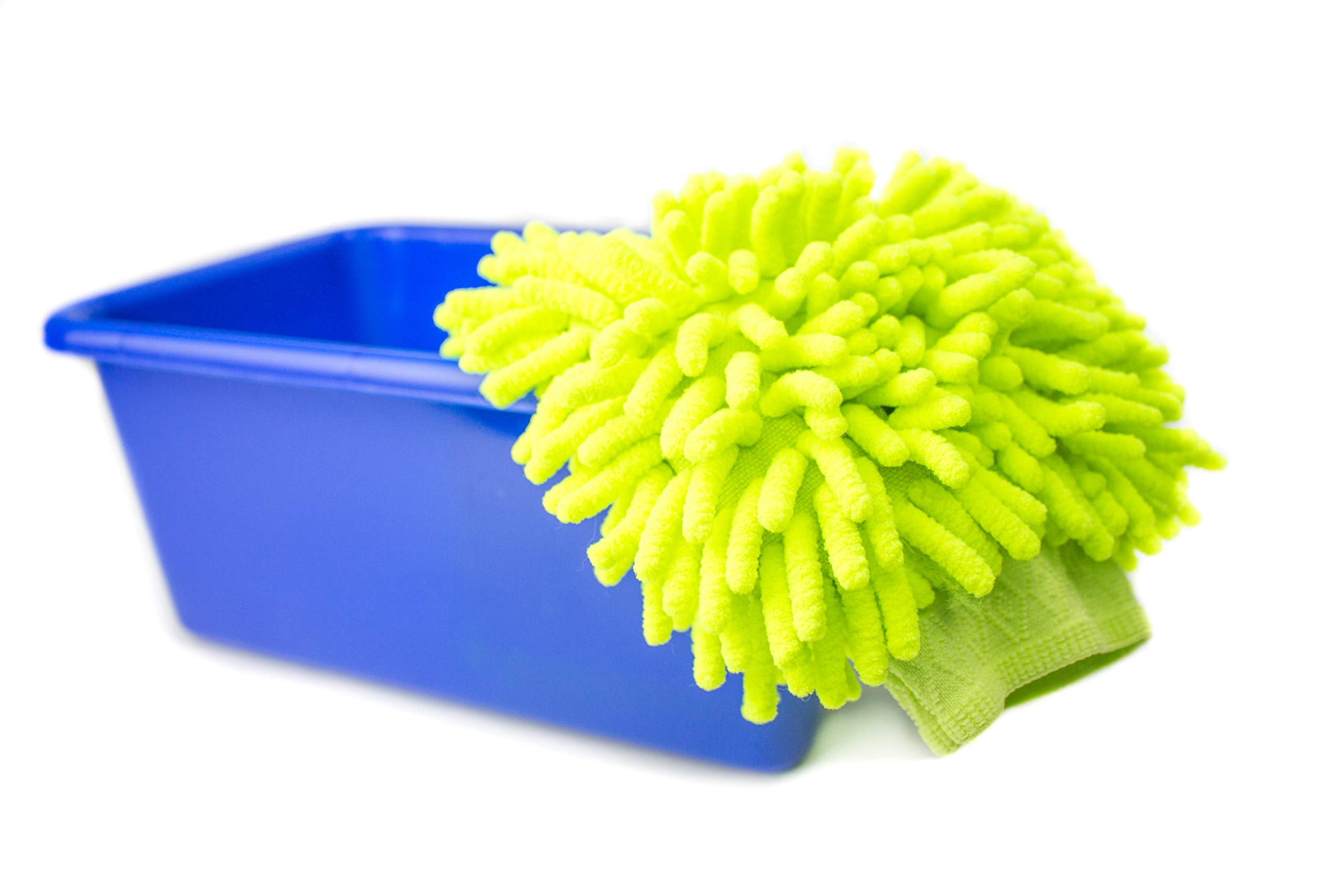 Zwipes Chenille Microfiber Premium Scratch-Free Car Wash Mitt, 2-Pack, Color May Vary