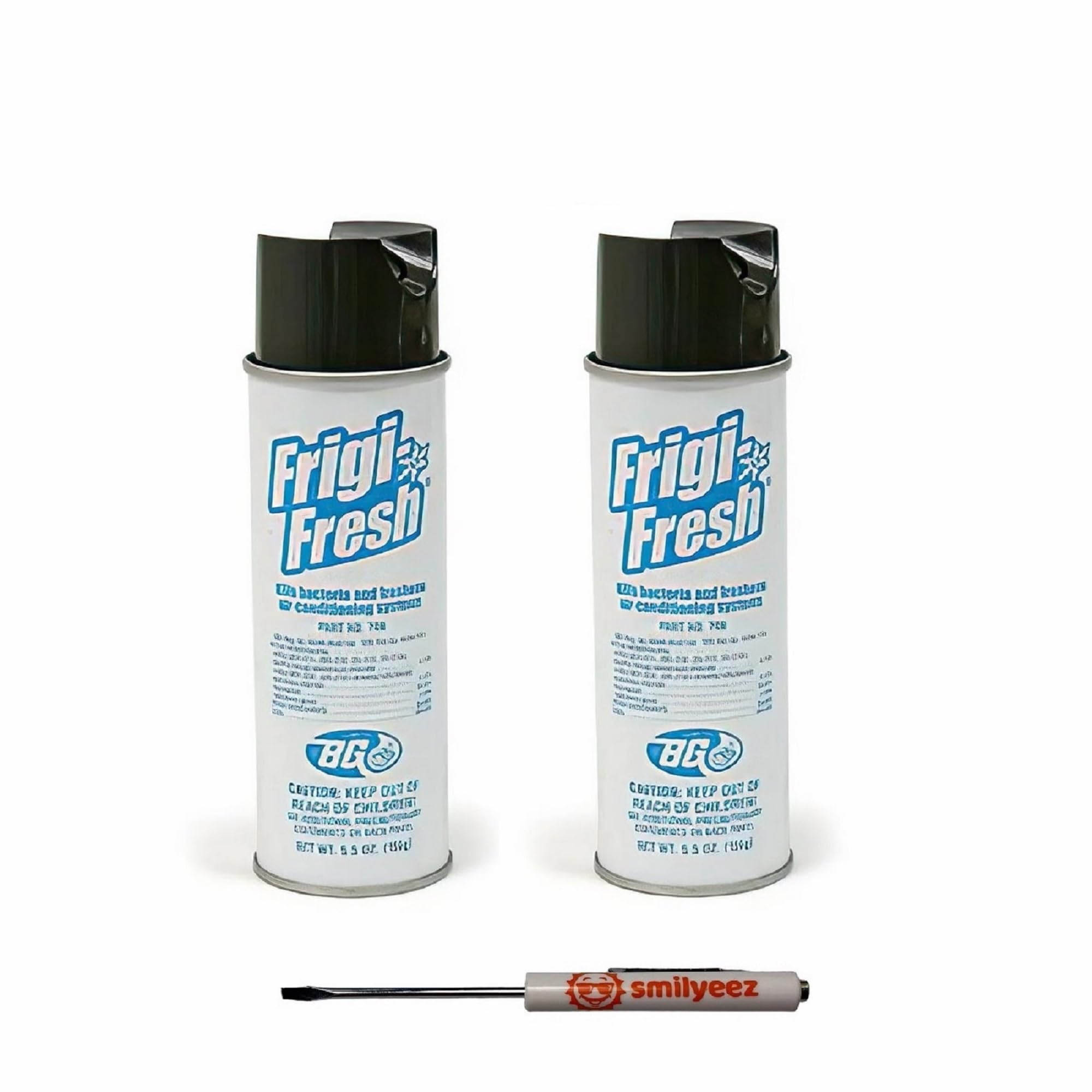 Smilyeez Listing for BG Frigi-Fresh Automotive Air Conditioning Cleaner and Freshener Spray (5.5 oz.) PN 708 (2 Cans) - Eliminat