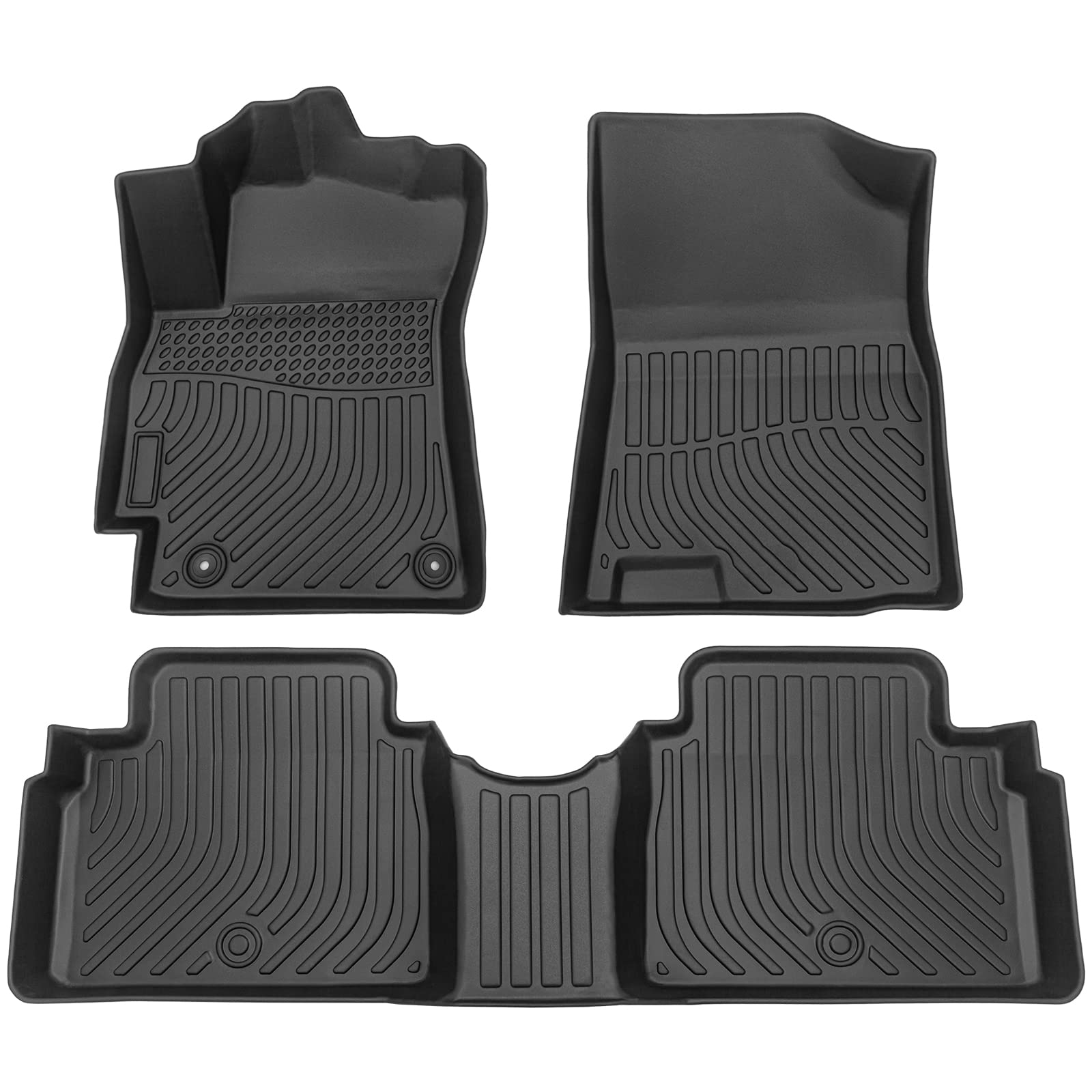 Tupliege Floor Mats for 2021-2023 Elantra N (No Fit 21-23 Hybrid) All Weather Protection Custom TPE Rubber Floor Odorless Anti-S