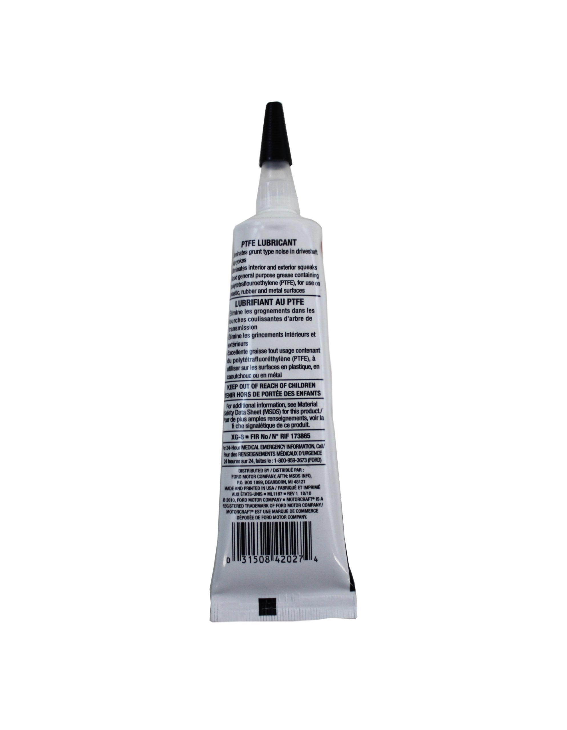 Genuine Ford PTFE Lubricant - XG-8, 3 oz. Plastic, High-Performance Fluid