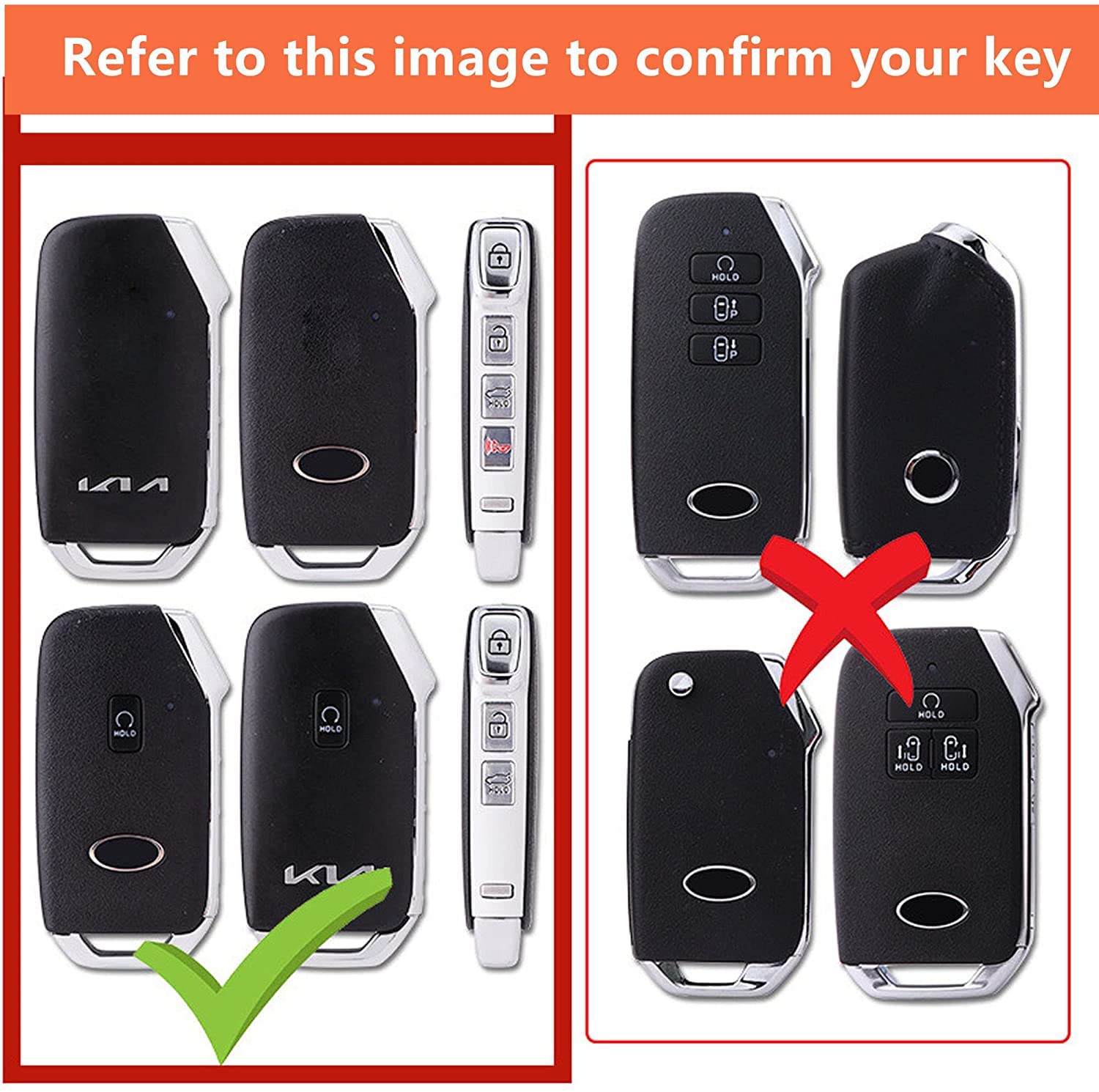 Tukellen For Kia Key Fob Cover,Special Soft Tpu Key Case Cover Protector Compatible With Cerato Ceed Forte Niro Sorento Seltos S