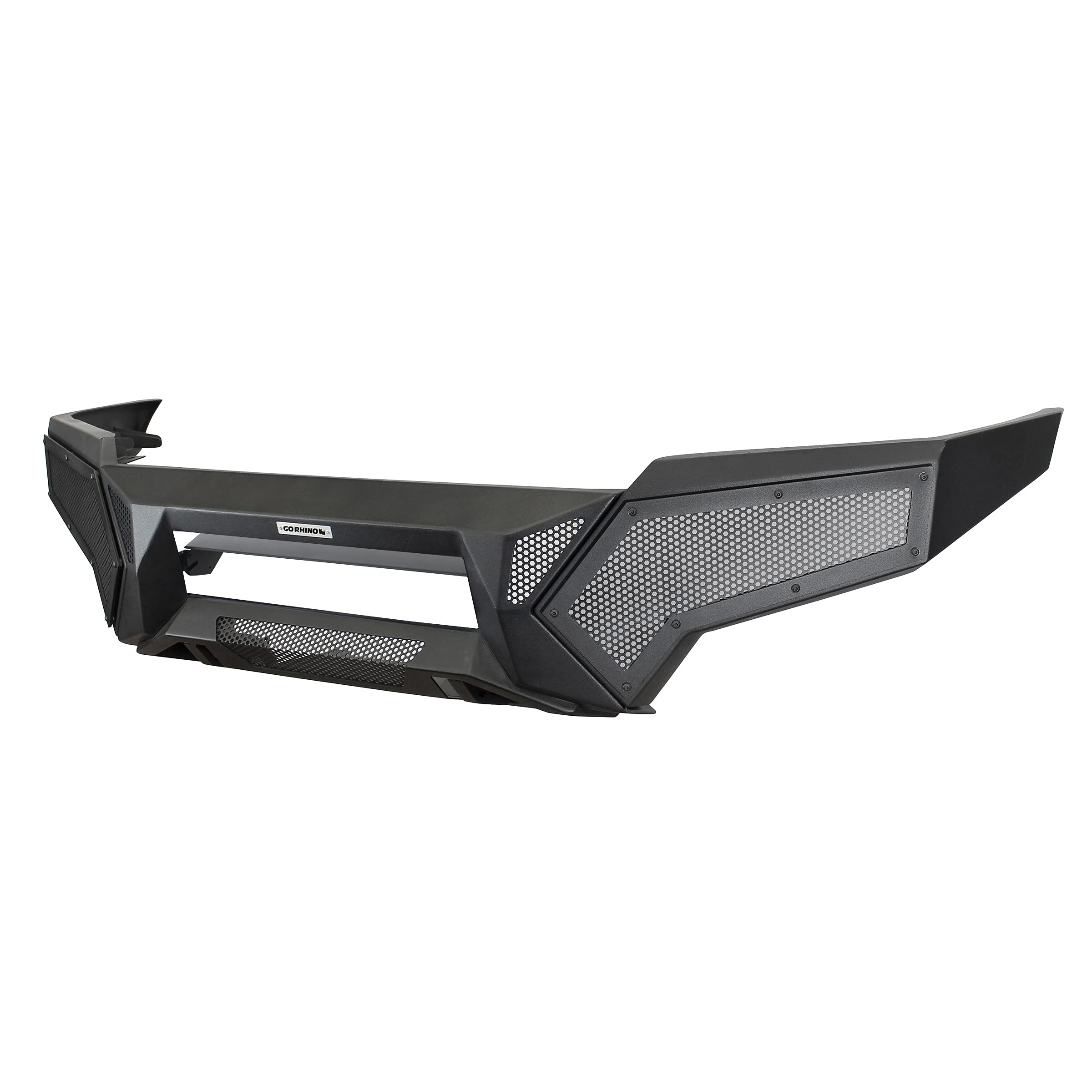 Go Rhino Element Front Bumper W/ Power Bar | Mild Steel, Textured Black | 343891T | Fits 2016 - 2023 Toyota Tacoma