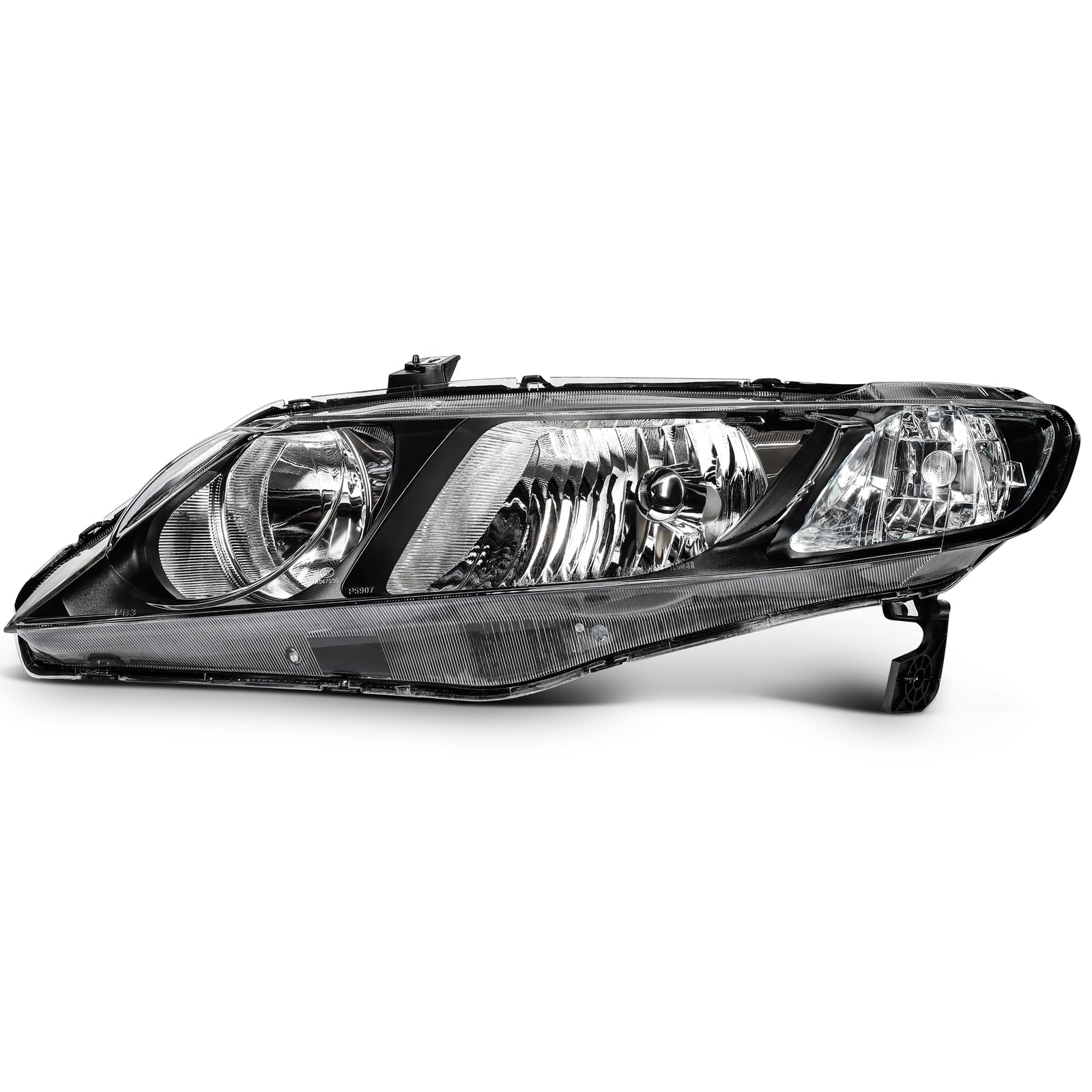 OCPTY Pair Of headlight Assembly Replacement for 2006-2011 for Honda Civic 4-Door Sedan