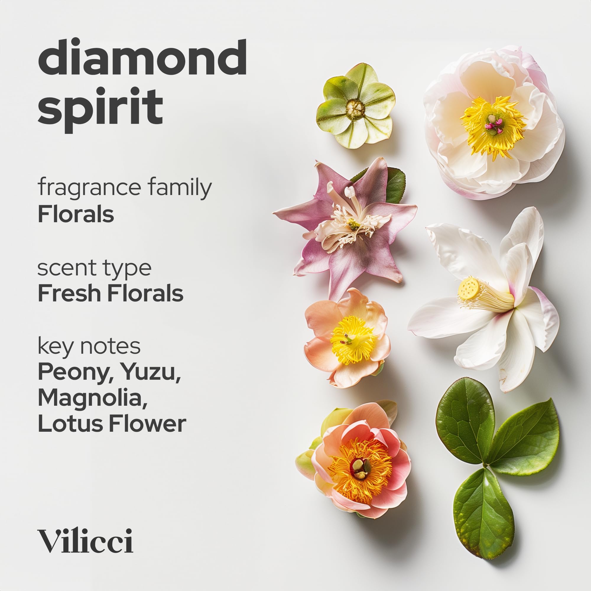 Vilicci Car Air Freshener, Diamond Spirit Scent, Durable Car Hanging Air Freshener, Premium Car Hanging Air Freshener, Long Last