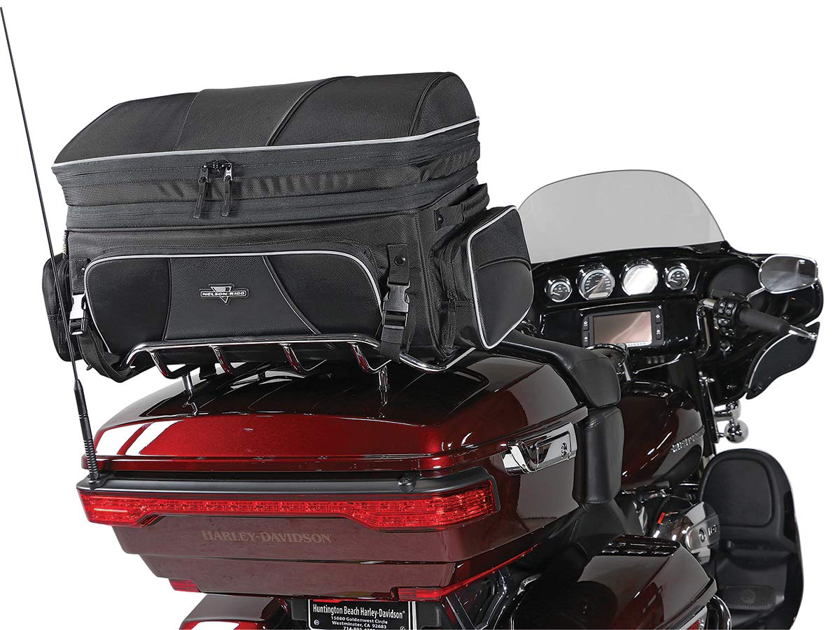 Nelson Rigg NR-300 Traveler Tour Trunk Bag - Black, UltraMax Fabric, Compatible with Harley Davidson, Indian Roadmaster, Honda Gold Wing