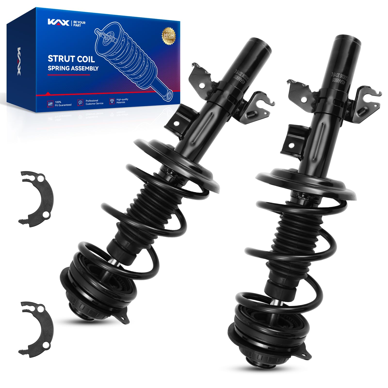 KAX Struts Coil Spring Shock Absorber Assembly Front for Dodge Dart 2013-2016, Heavy Duty Load Bearing 5000lbs, OE Replacement 1