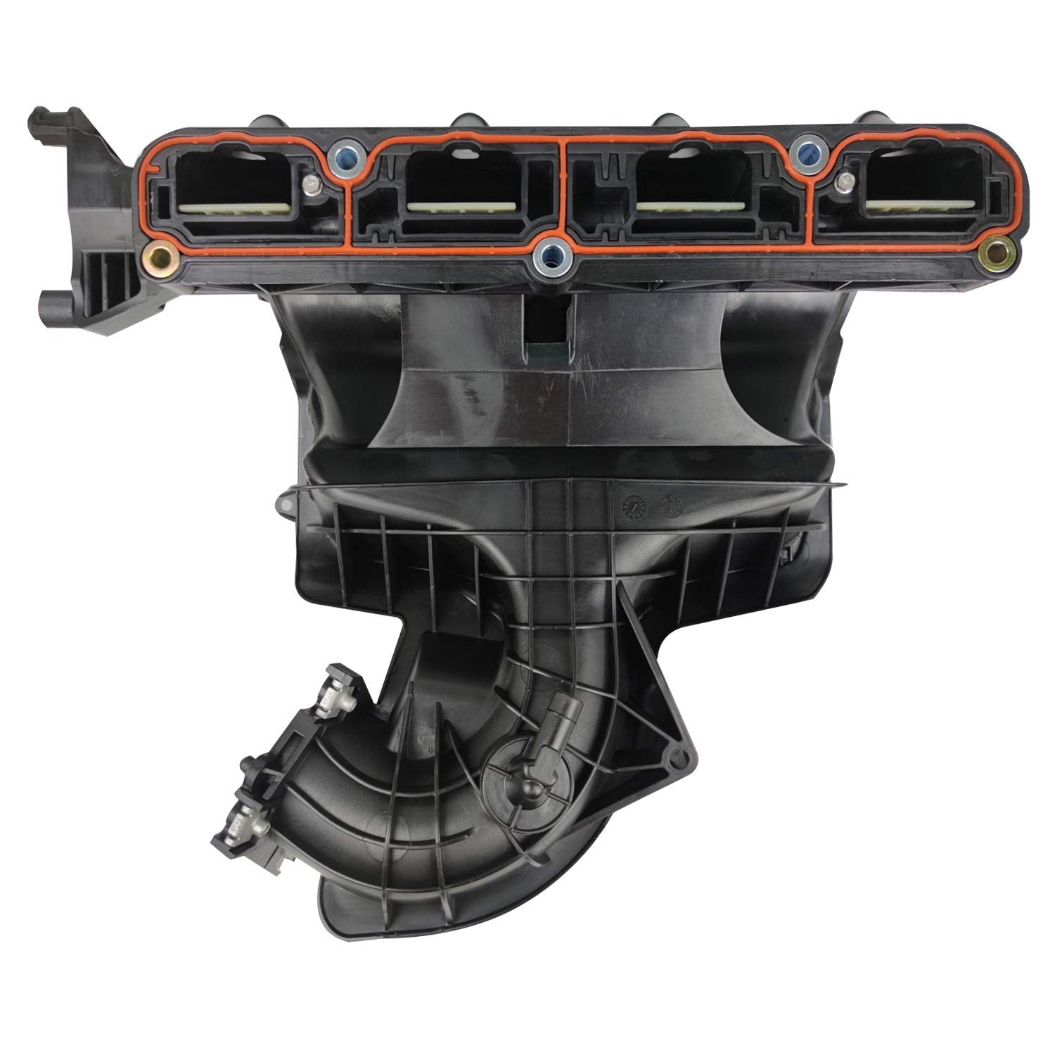 MITZONE Intake Manifold with Runner Control Valve & Sensor - 4884495AK, Black, Compatible with Dodge Journey/Avenger, Jeep Compass/Patriot, Chrysler Sebring