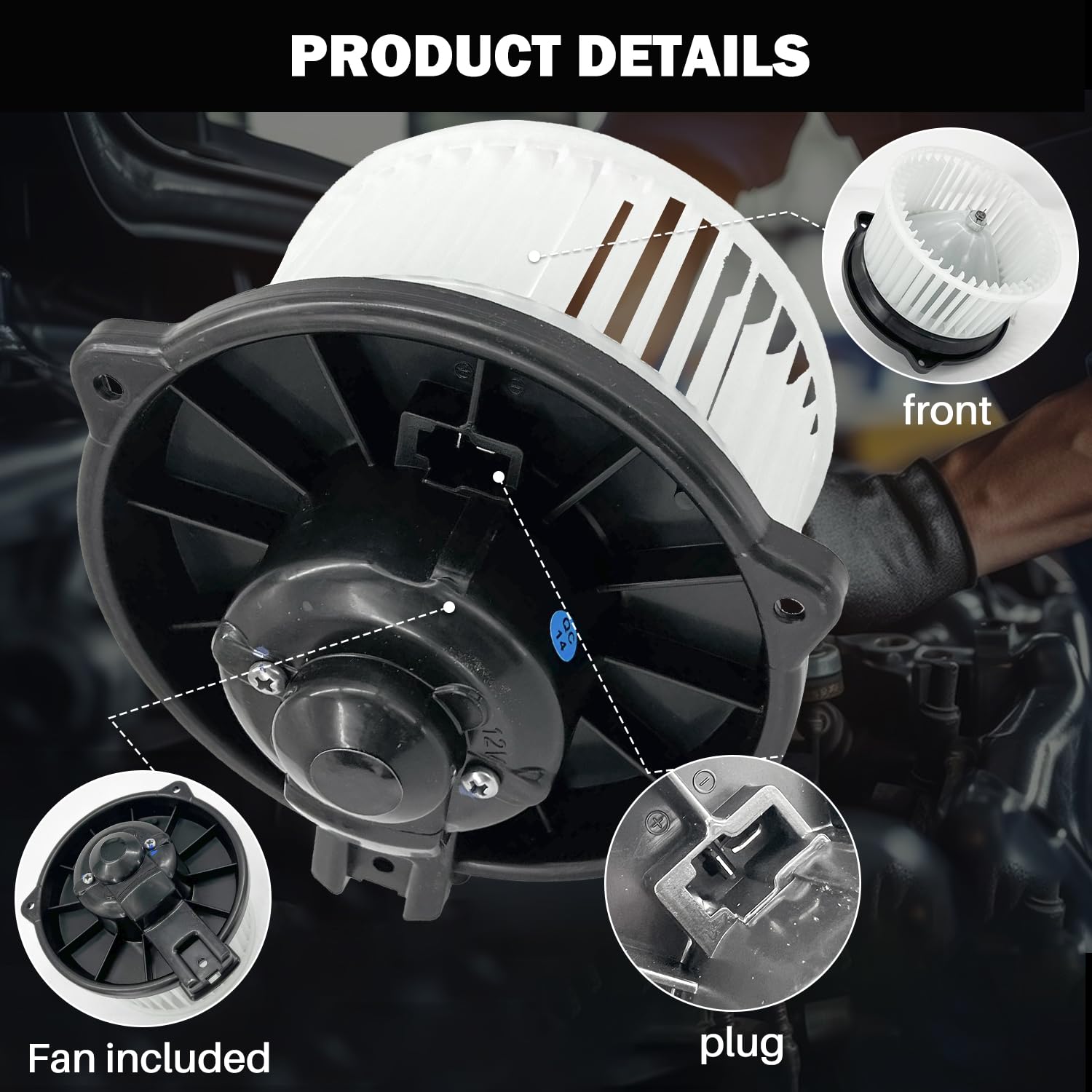 Aspligo 700001 Ac Heater Blower Motor Fan Assembly Fit For Acura Cl 1997-1999