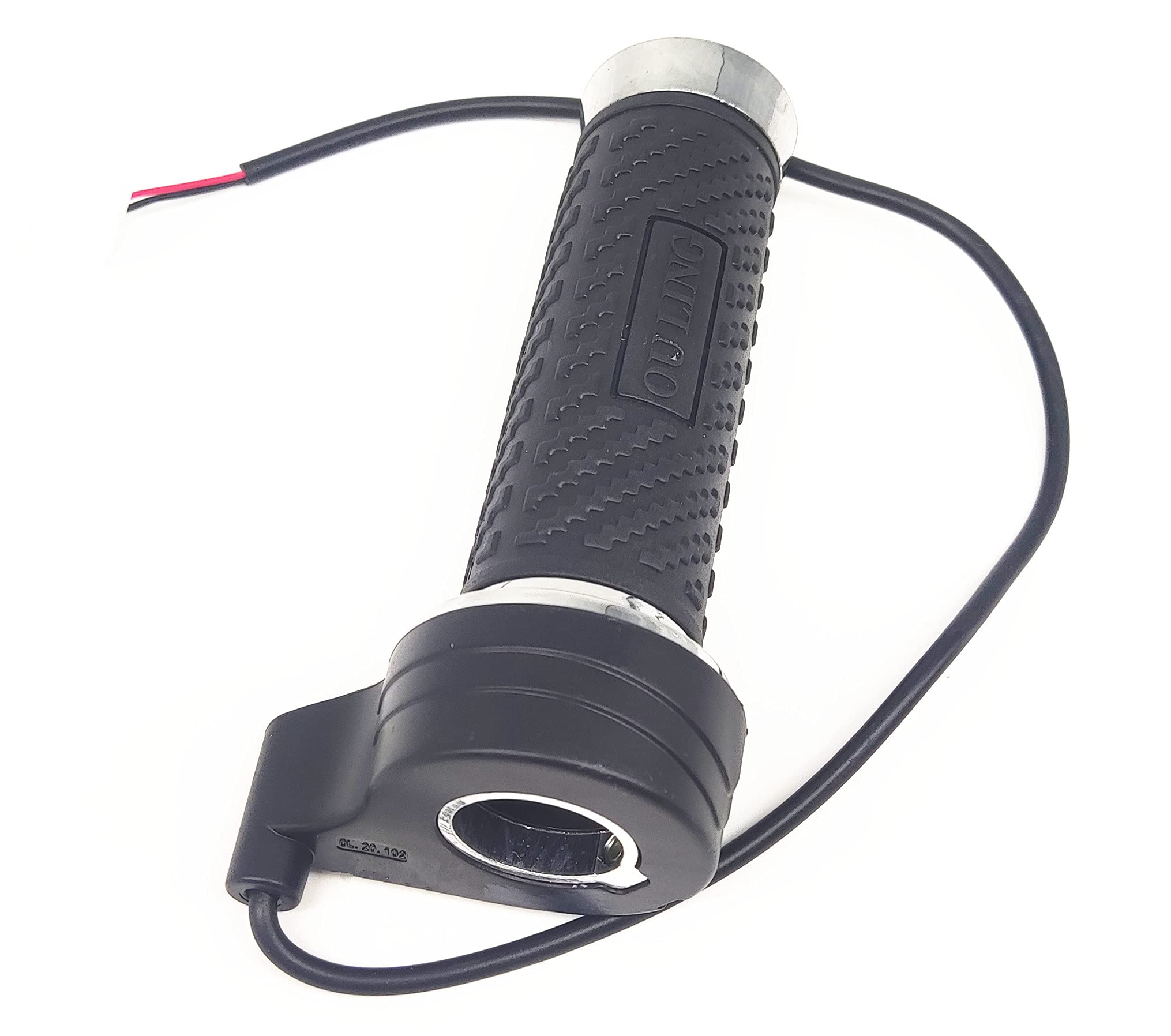 ZUODOOKU Universal Electric Scooter Throttle Grip - 3 Wire, Black, Compatible with 12V to 60V Bikes