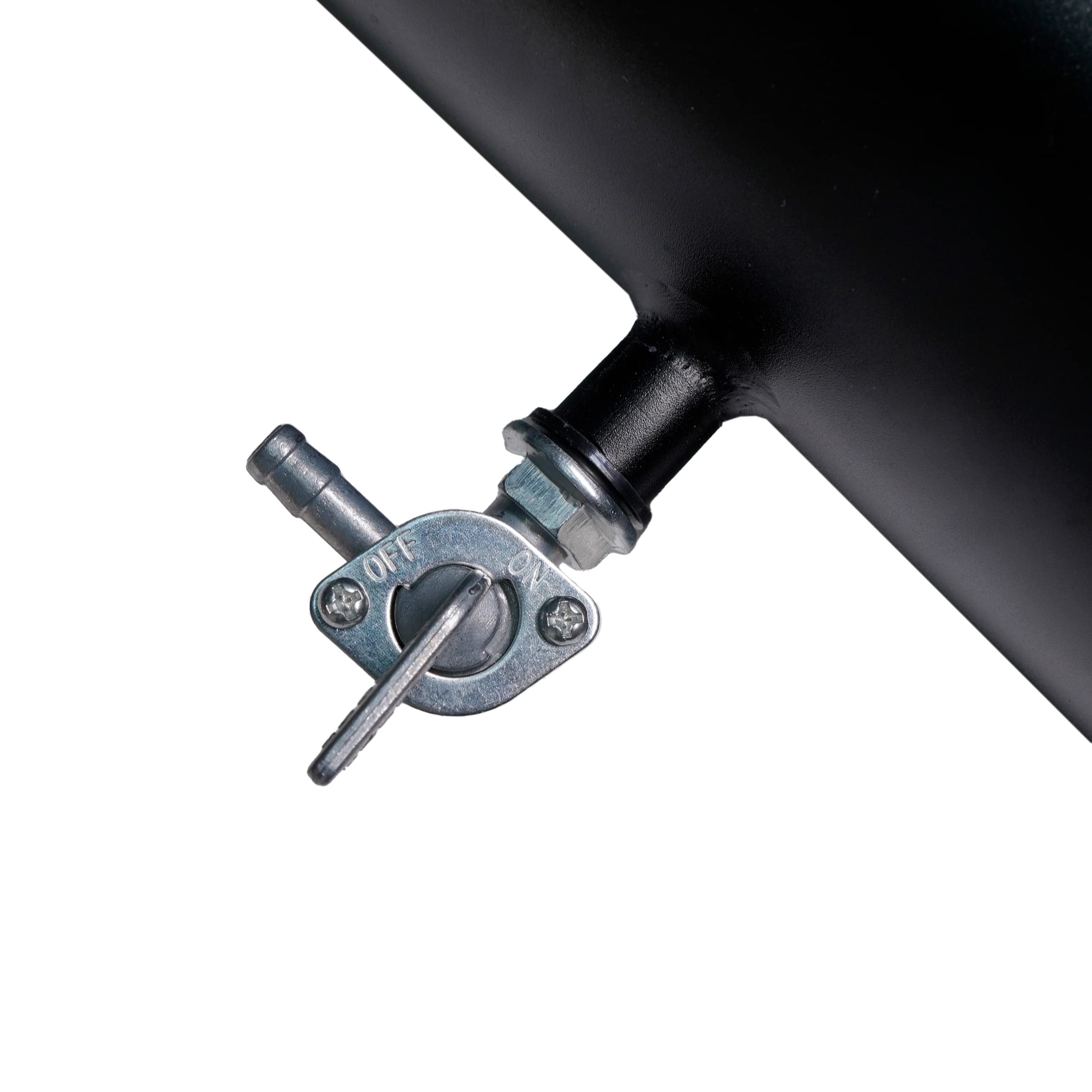 JMCHstore Aluminum Mini Gas Fuel Tank Cylinder 4x11" for Coleman Baja, Motovox, Go Kart - Black