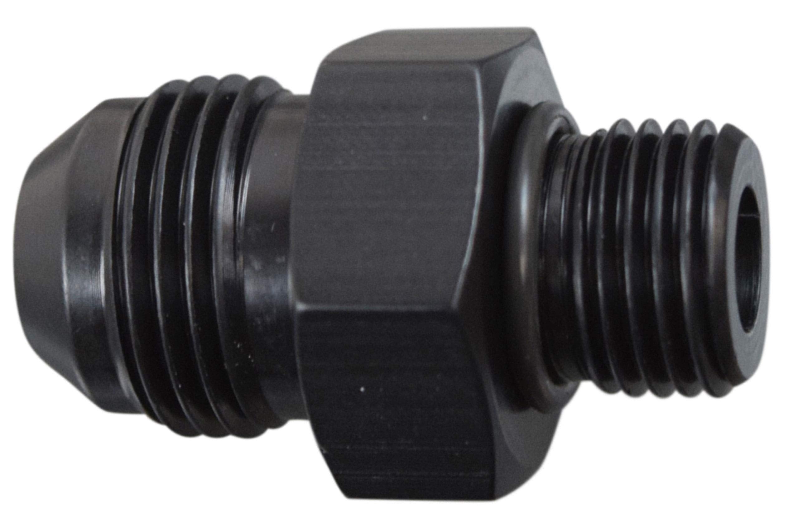 Ict Billet -8An Flare To 6 Oring Orb Male Fuel Pump Rail Adapter Fitting Flare Hose Plumbing Oil Straight Thread Regulator Port