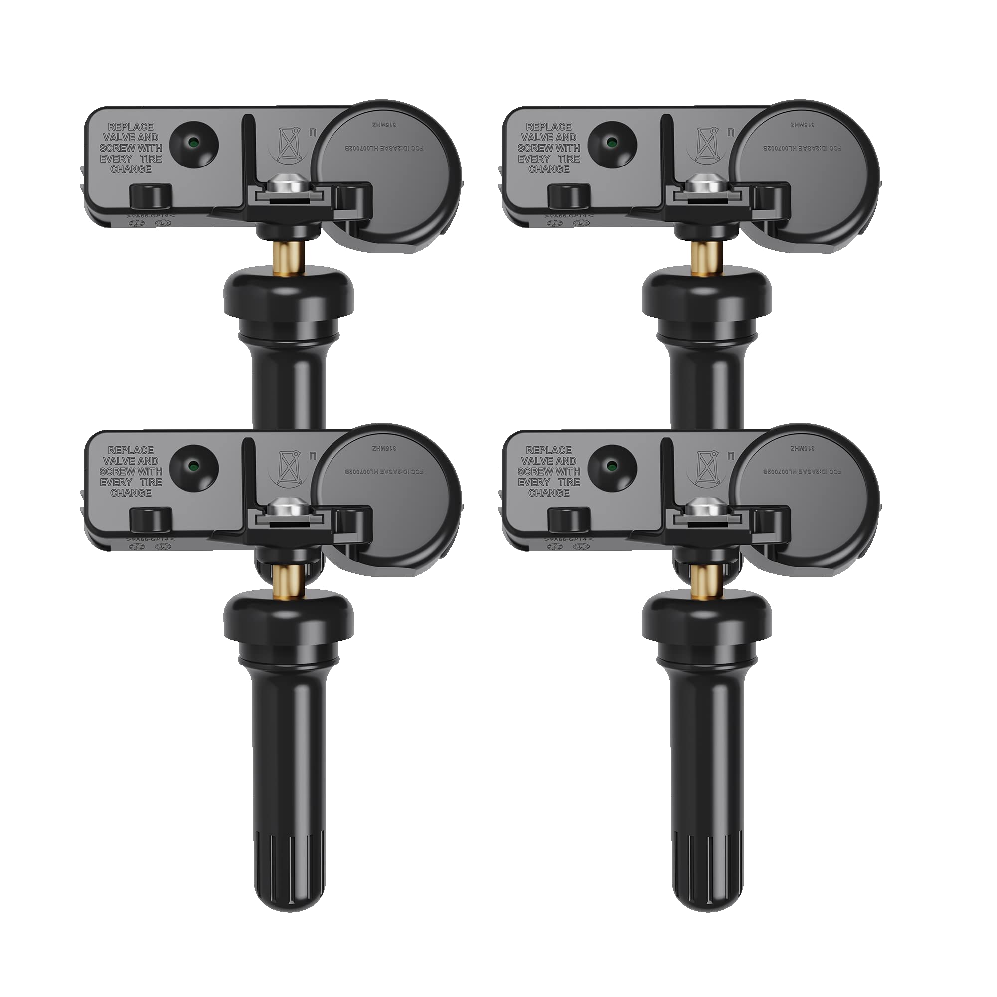 Tpms Sensor 315Mhz Compatible With Ford F150.F250.F350.Explorer.Focus.Fusion,4 Pcs Tire Pressure Sensors Replaces#De8T-1A180-Aa 