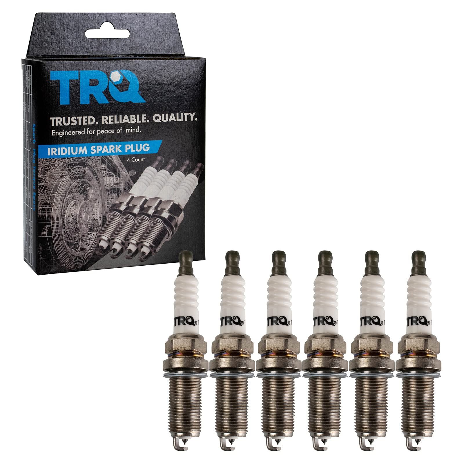 Trq Iridium Spark Plugs Engine Tune Up Ignition Kit 6 Piece Set Compatible With 1991-1995 Chevrolet Lumina 1995 Monte Carlo Olds