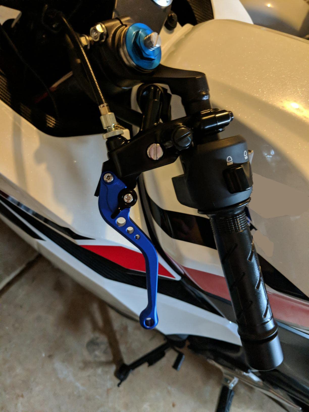 RIDE IT FOREVER Short Brake Clutch Levers, Aluminum, Black, CBR500R/CB500F/X 2013-2021, GROM 2014-2024,