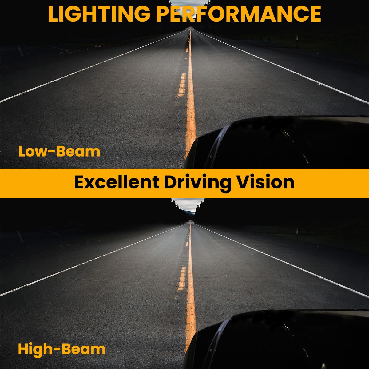 SPEC-D TUNING LED Projector Headlights for 2010-2012 Hyundai Genesis Coupe, Jet Black Housing, Left + Right Pair, Model 2LHP-GENS210BK-V2