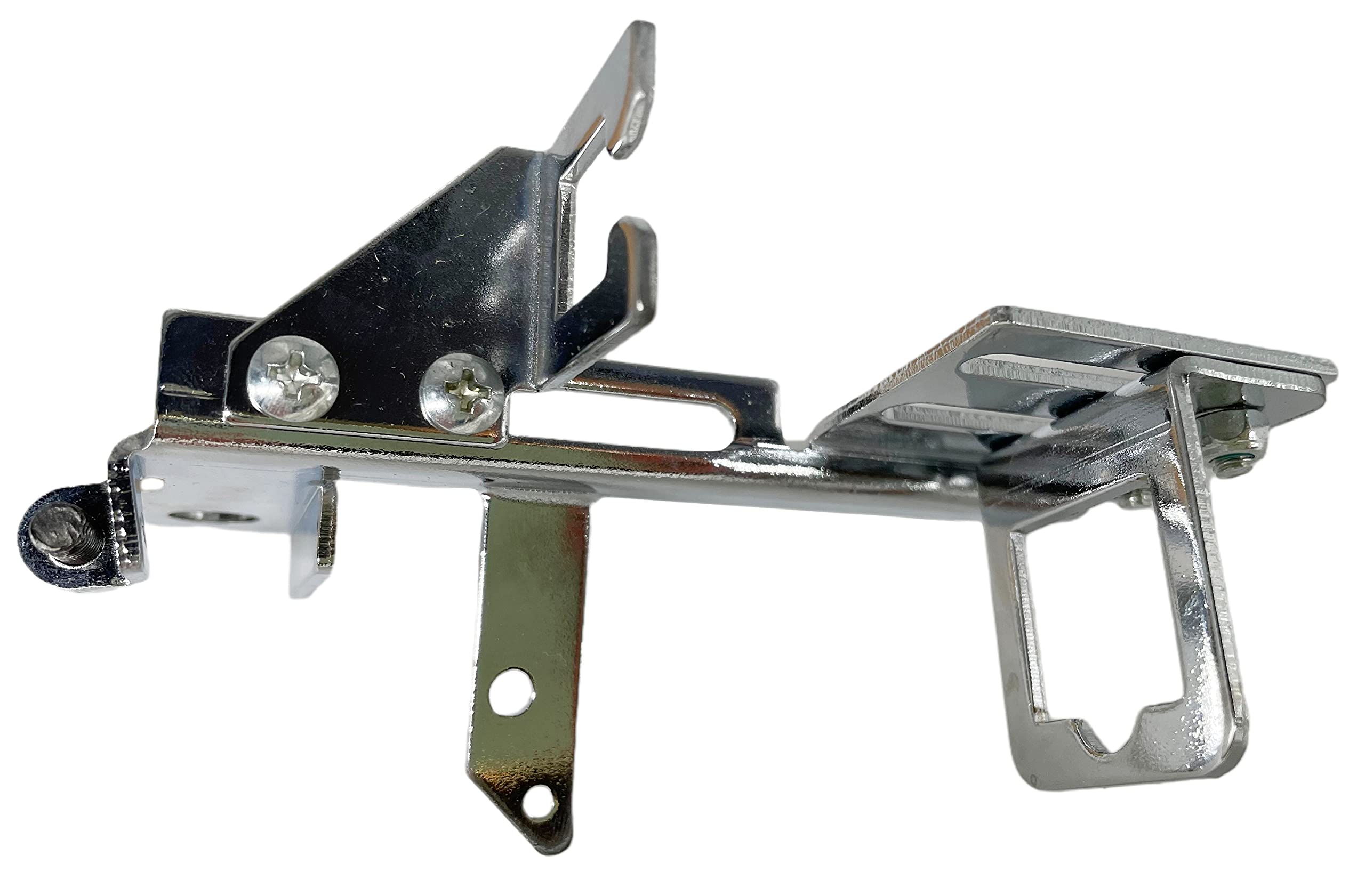 Lkonwee 24283 Throttle And Kickdown Cable Bracket Kit,Adjustable,Chrome Steel Carburetor Linkage Bracket Fits For Sbc Bbc Holley