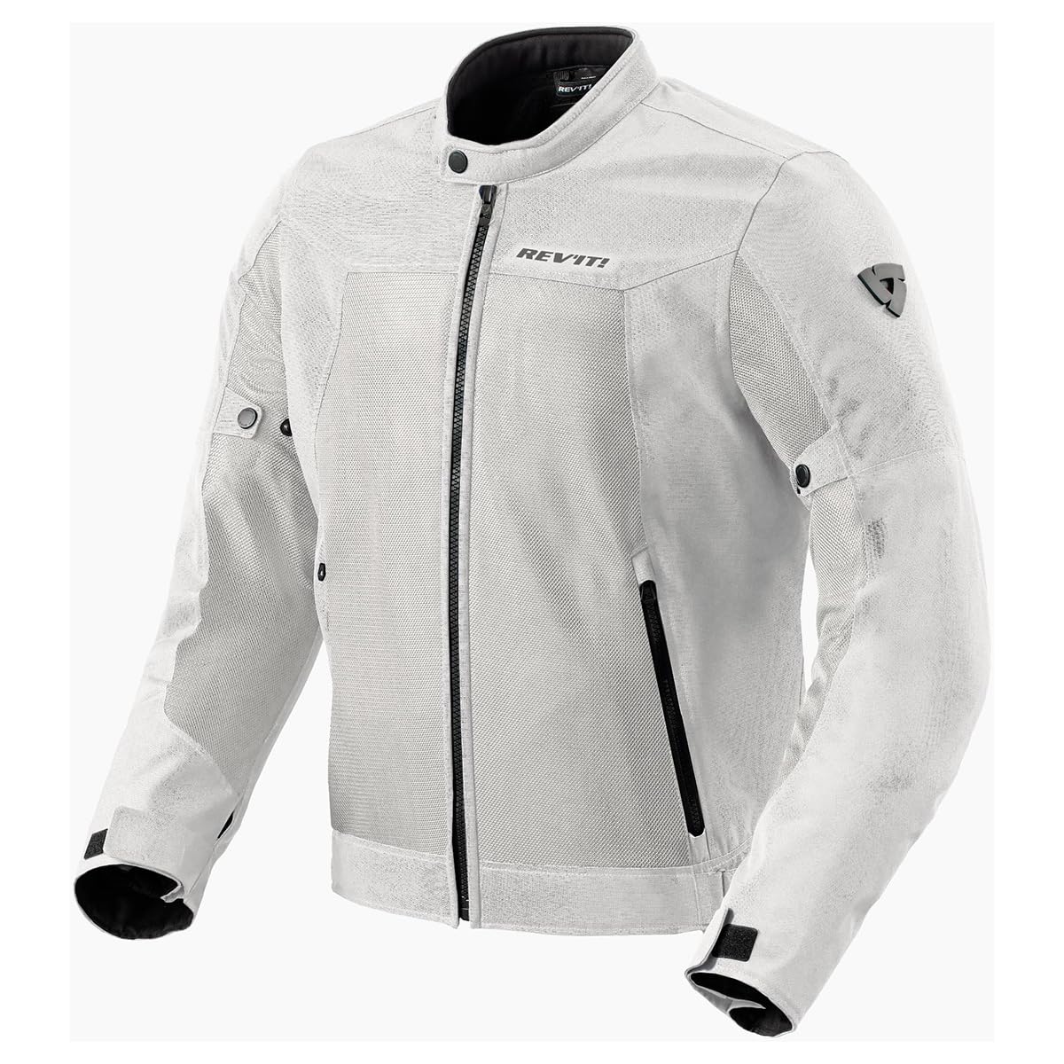 REVIT! Mens Eclipse 2 Mesh Motorcycle Jacket (Silver - 3X-Large)