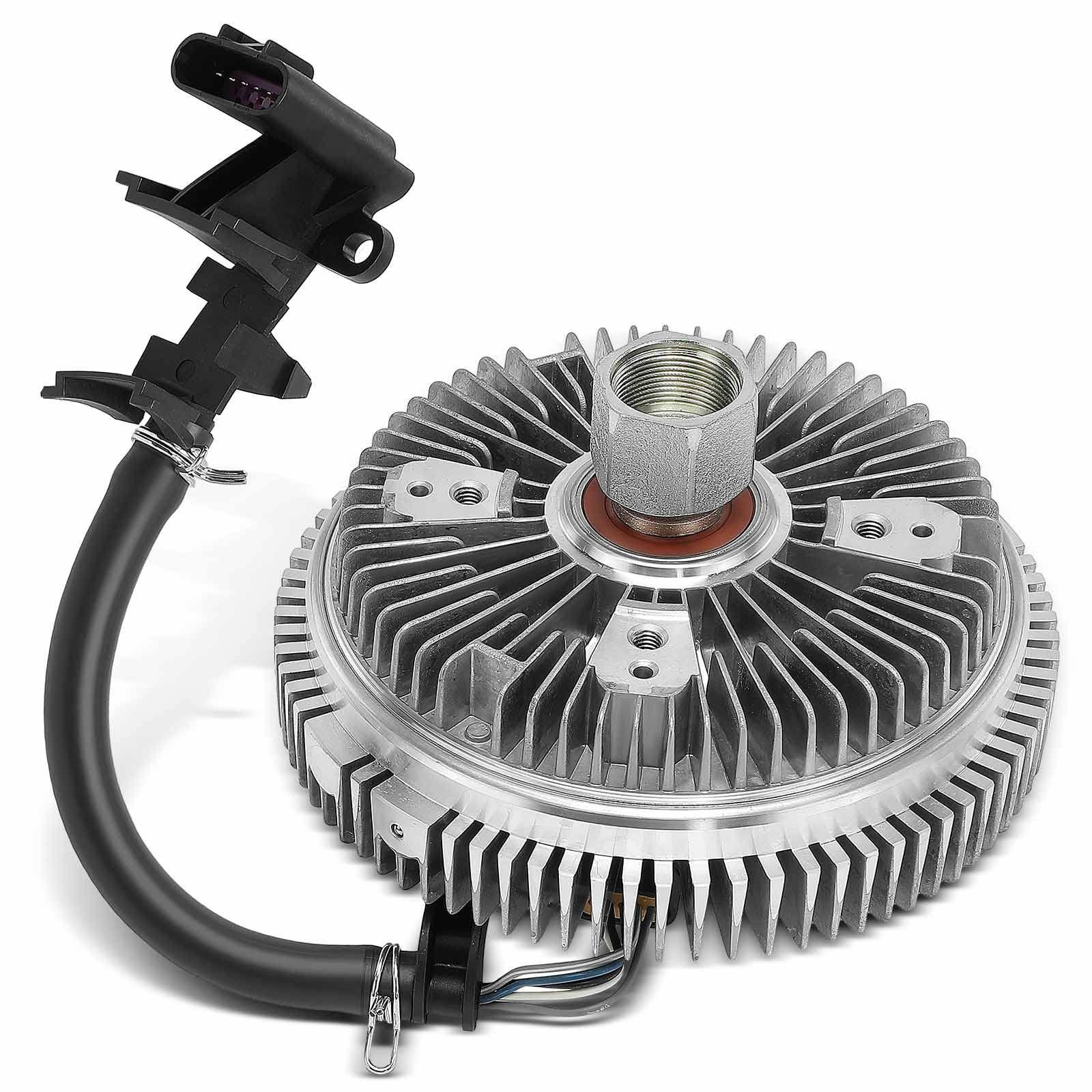 A-Premium Electronic Radiator Cooling Fan Clutch Compatible with Chevy, GMC, Buick, Saab & Oldsmobile - Trailblazer 02-09, SSR, 