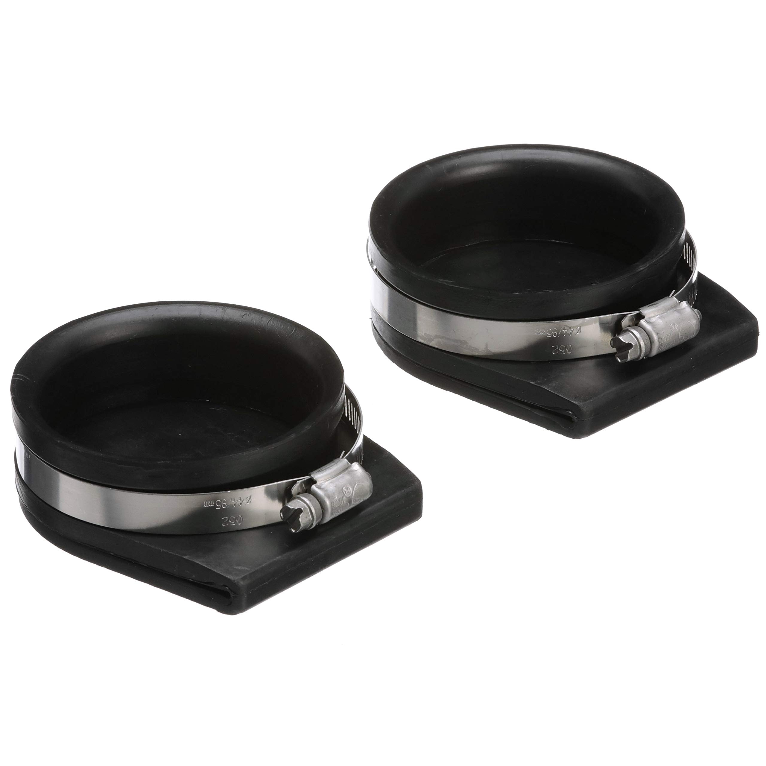 Seachoice Exhaust Guard Covers, Fits 4 in. OD Pipe, Black Rubber with Stainless Steel Hose Clamp