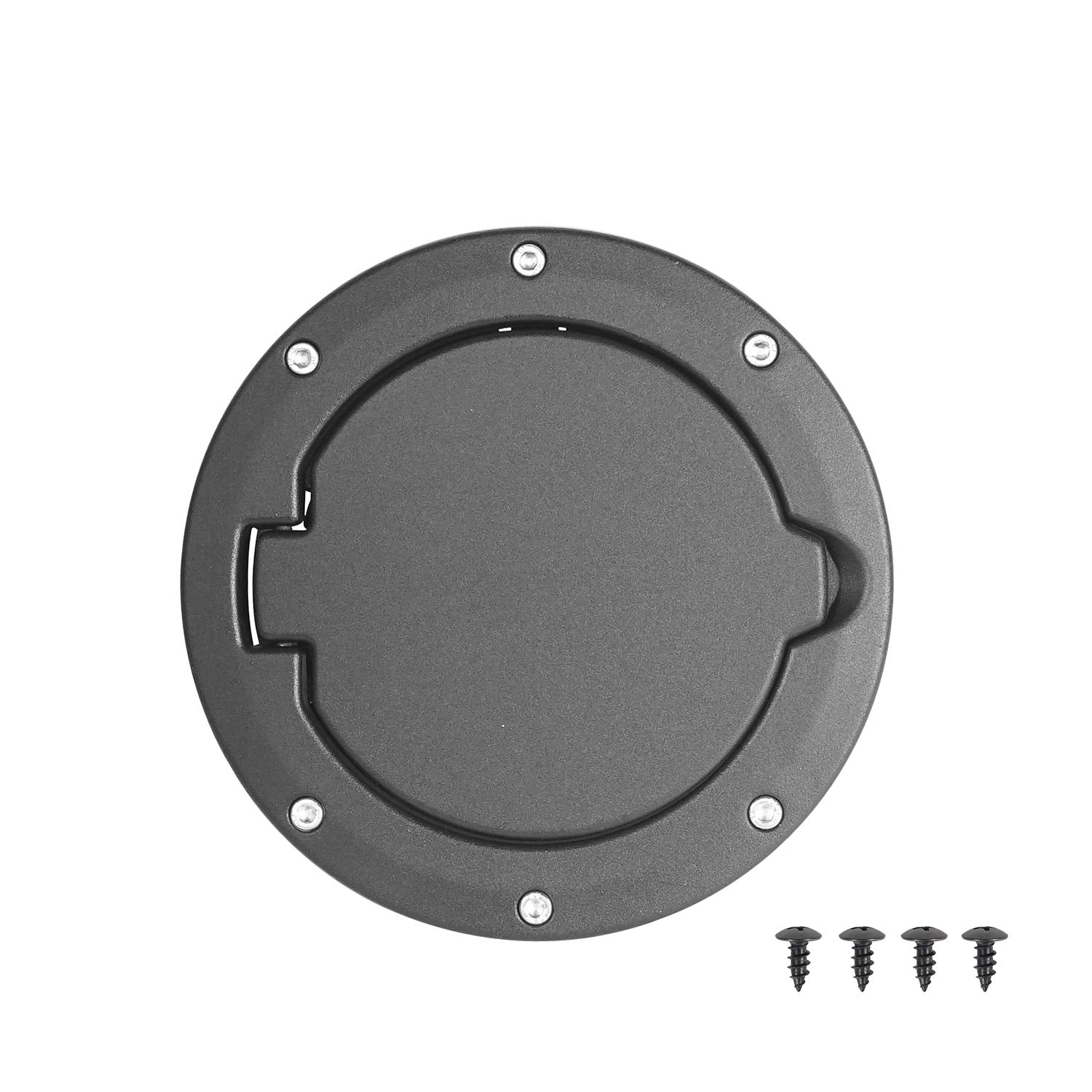 Hooke Road Fuel Filler Door Gas Tank Cap Cover For Jeep Wrangler Tj 1997-2006
