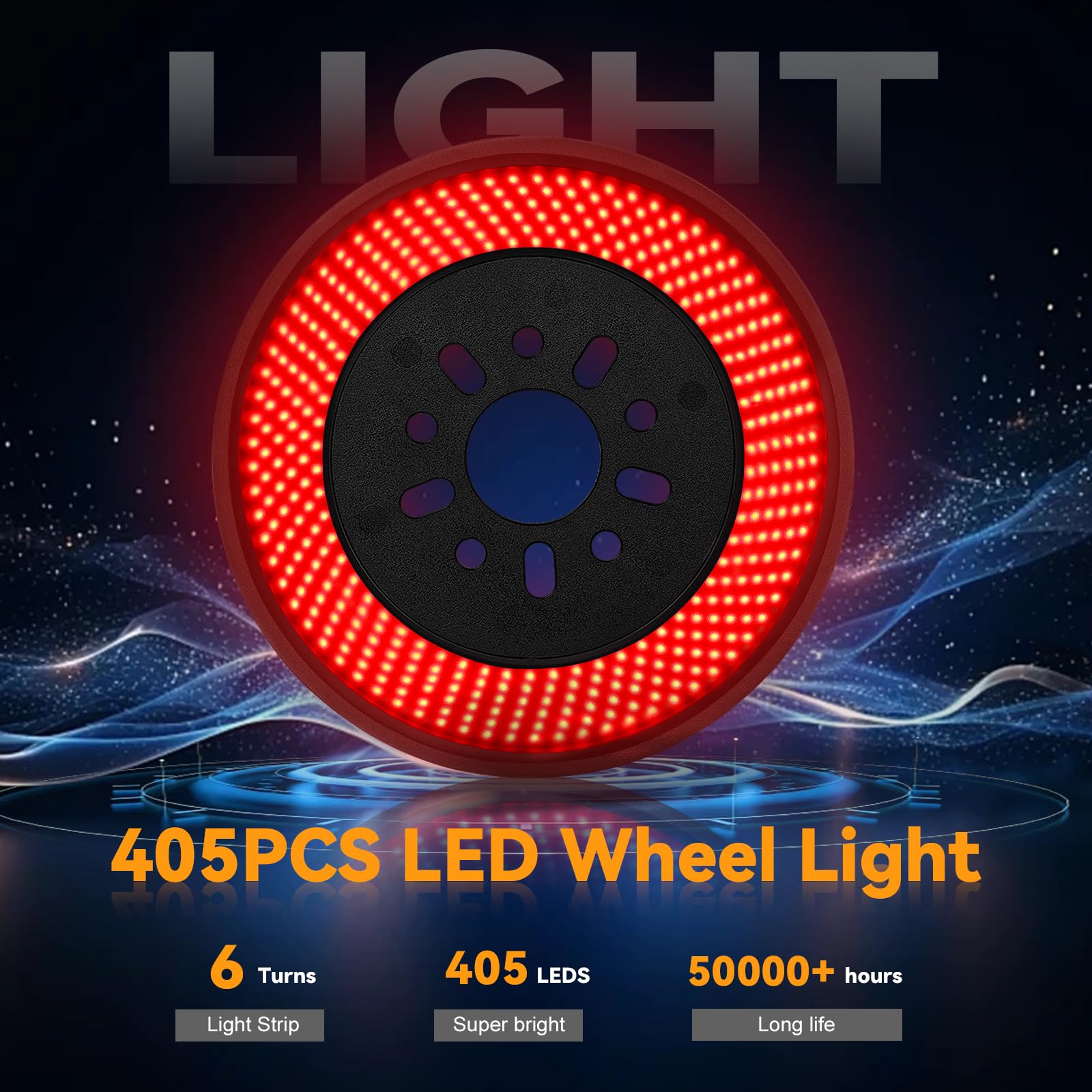 KARSAM LED 3rd Brake Light for 2018-2025 Jeep Wrangler JL JLU, Red ABS Plastic, Plug-N-Play, Super Bright, Rear Tail Light Accessory