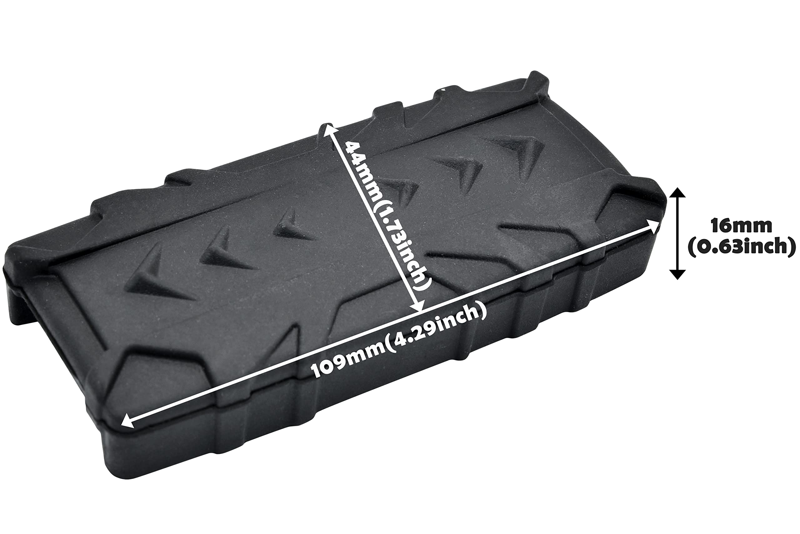 SAUTVS Black Extended Brake Pedal for Can-Am Spyder F3 - Rubber Foot Rest Peg, Model ZP-YJ-030603-098