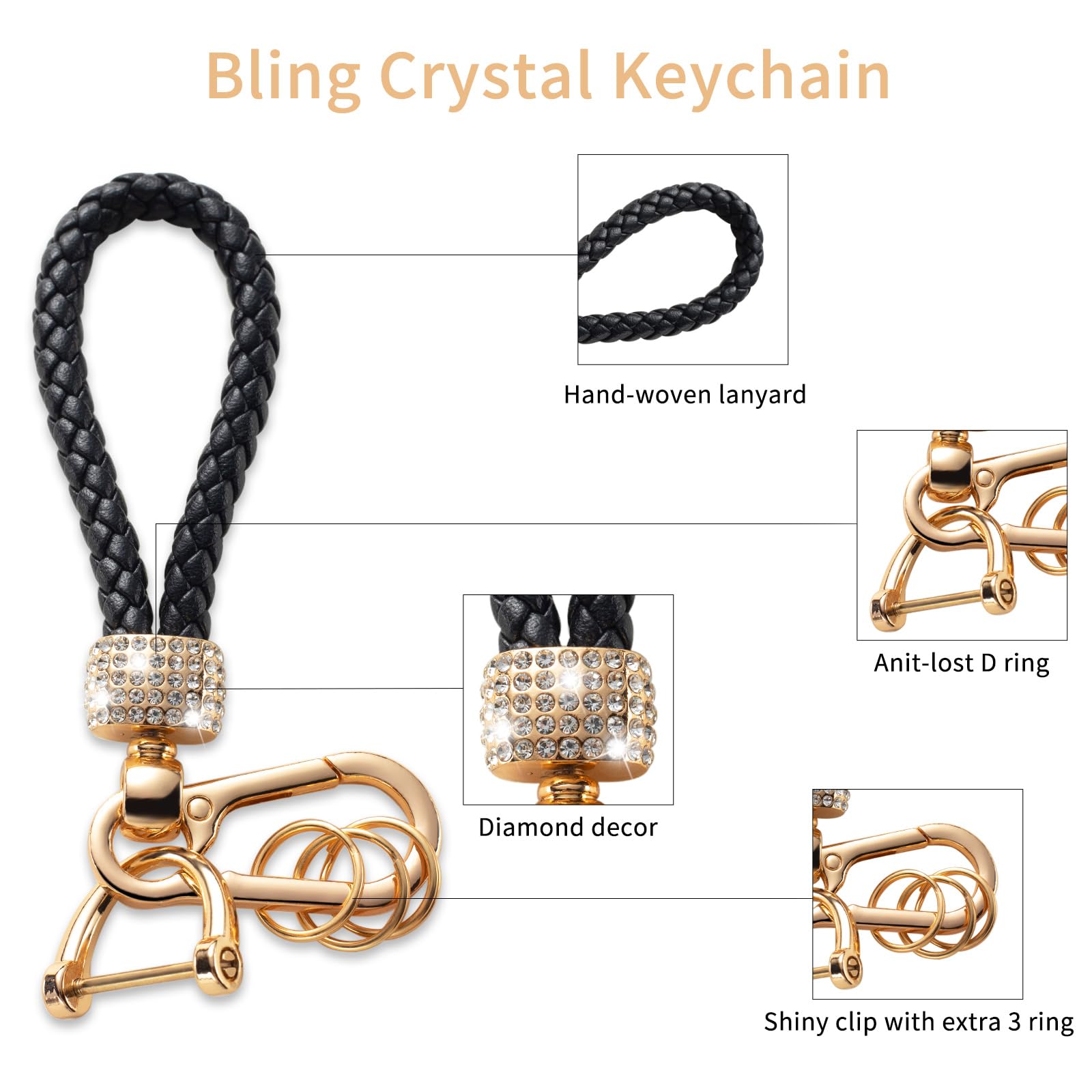 Gematay For Bmw Key Fob Cover With Keychain Lanyard, Soft Tpu Key Fob Protector Shell Compatible With Bmw Series 1 2 3 4 5 6 7 8