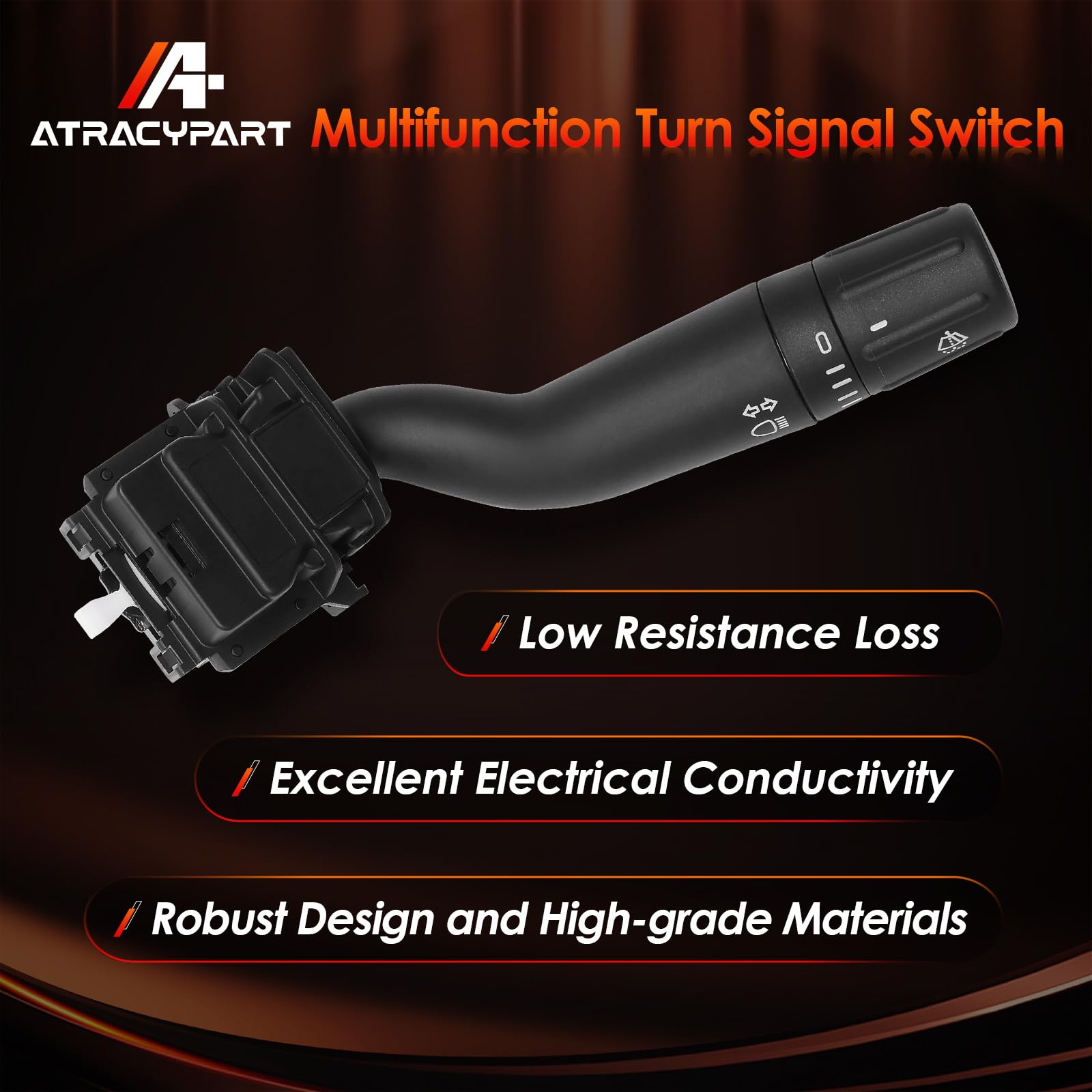 Windshield Wiper Switch Multifunction Turn Signal Control, Compatible with 2015-2023 Ford F150/F250/F350/F450/F550 Super Duty, F