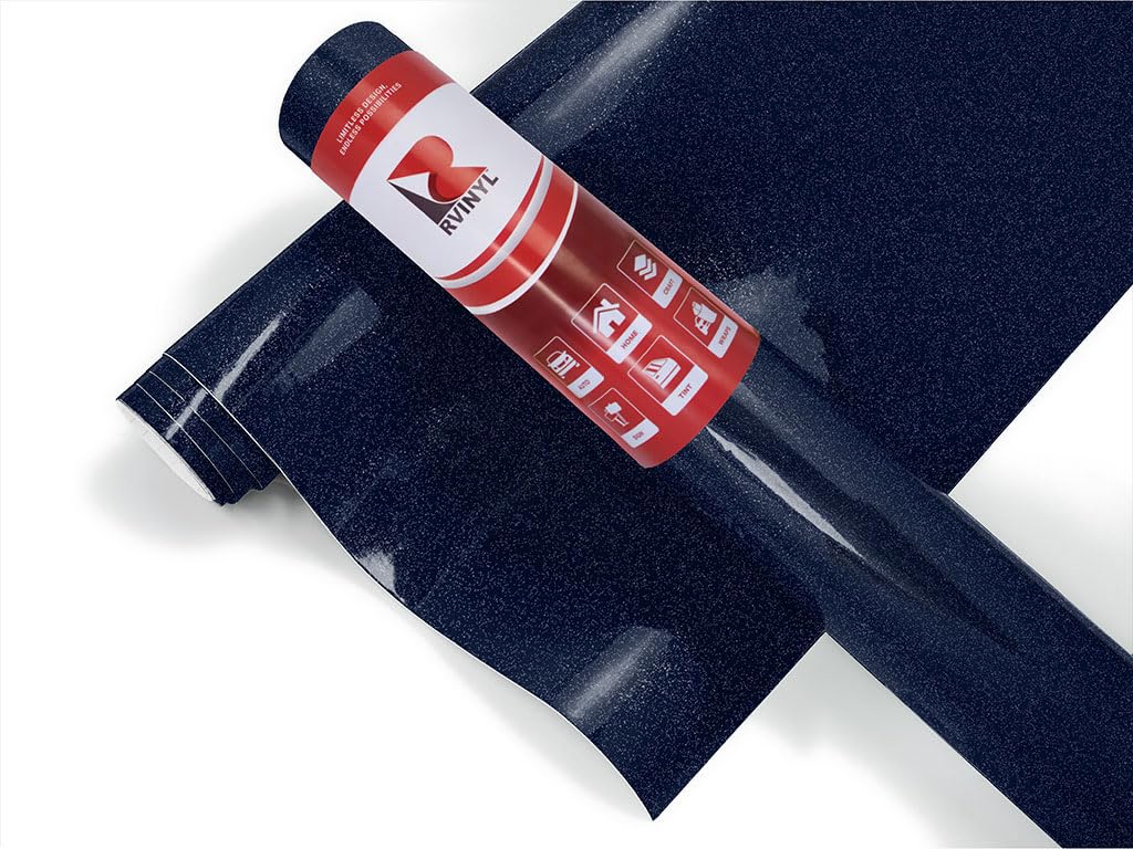 3M 2080 Series Gp272 Gloss Midnight Blue - 5Ft X 2Ft - 10Sq Ft - Dual Cast Thick Vinyl Car Wrapping Film - Vehicle Sheet Roll